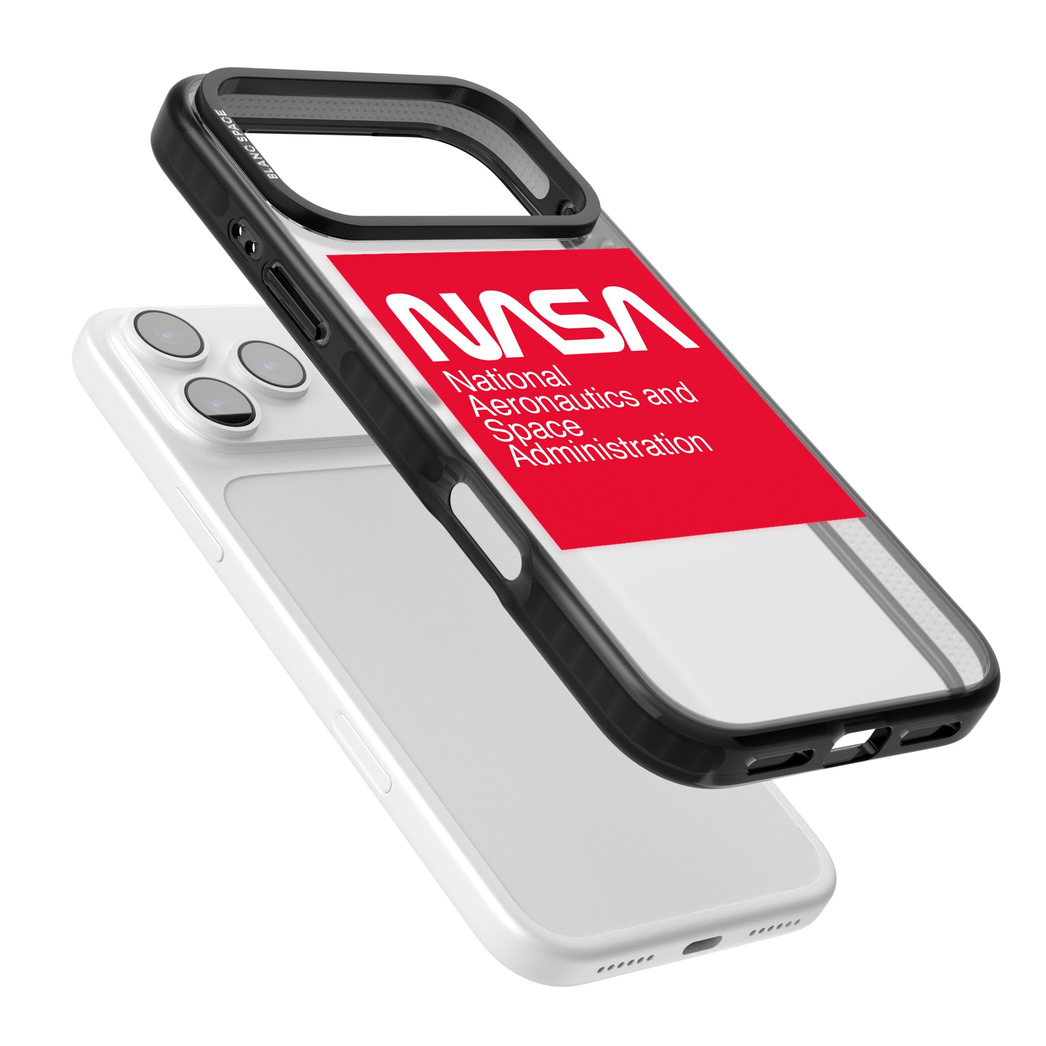 Nasa The Worm Box iPhone 17 Pro Max Impact Black Phone Case Colours
