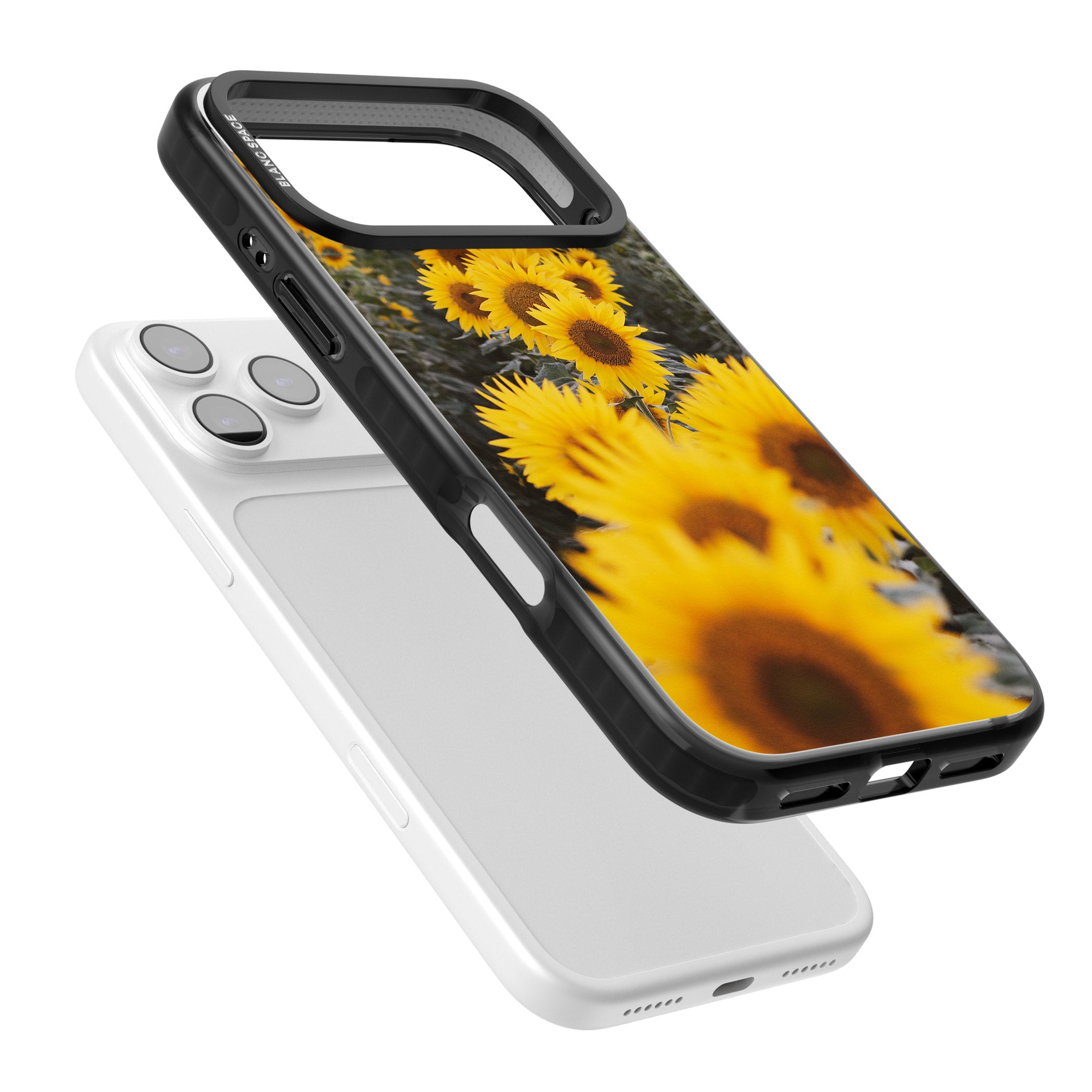 Sunflower Field iPhone 17 Pro Max Impact Black Phone Case Colours