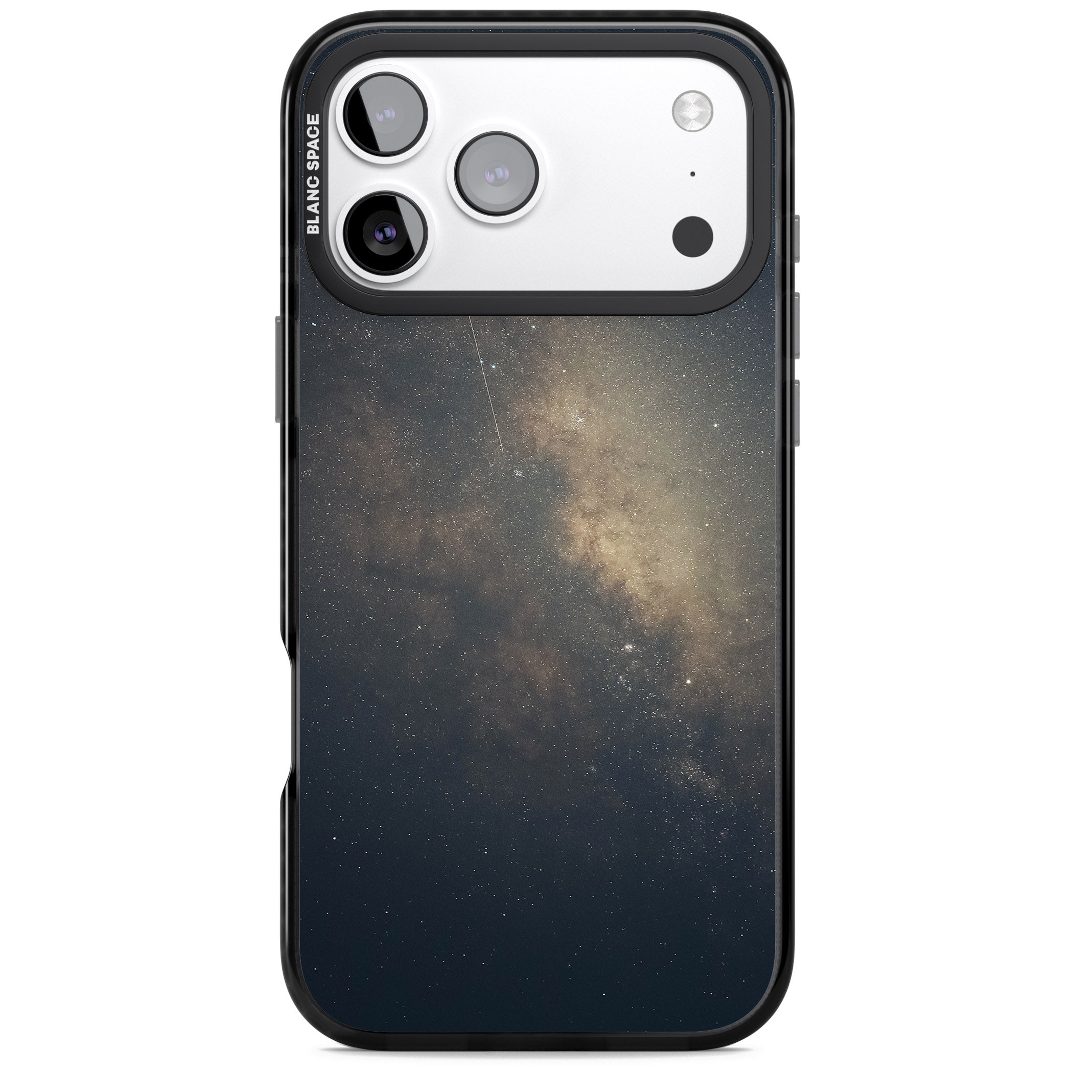 Cosmic Night Sky iPhone 17 Pro Max Impact Black Phone Case