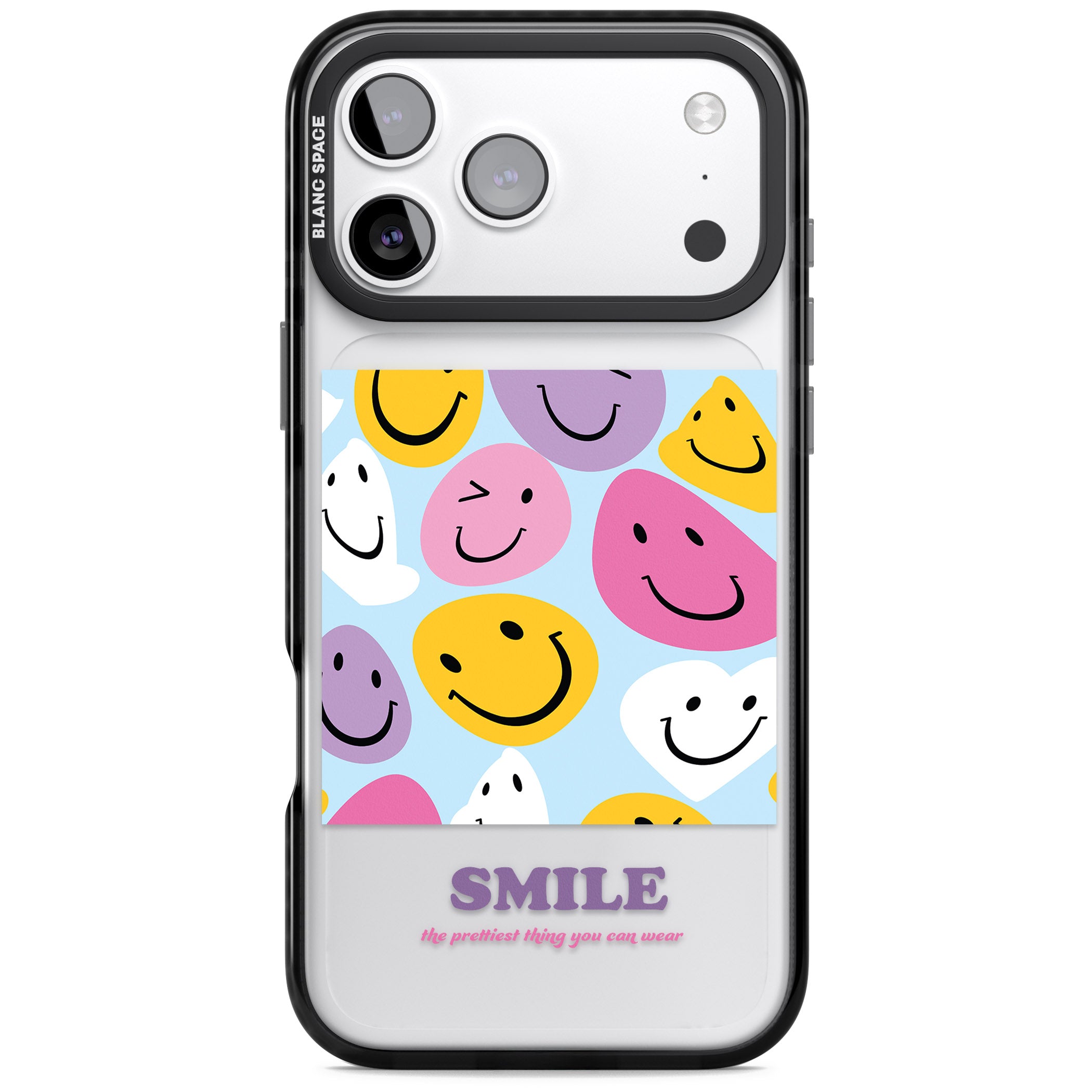A Smile iPhone 17 Pro Max Impact Black Phone Case