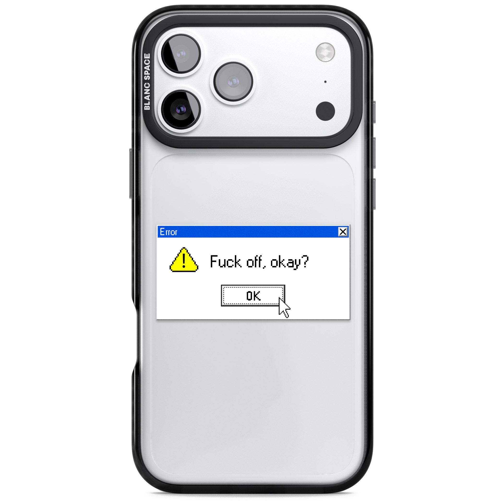F Ck Off Okay Exe iPhone 17 Pro Max Impact Black Phone Case