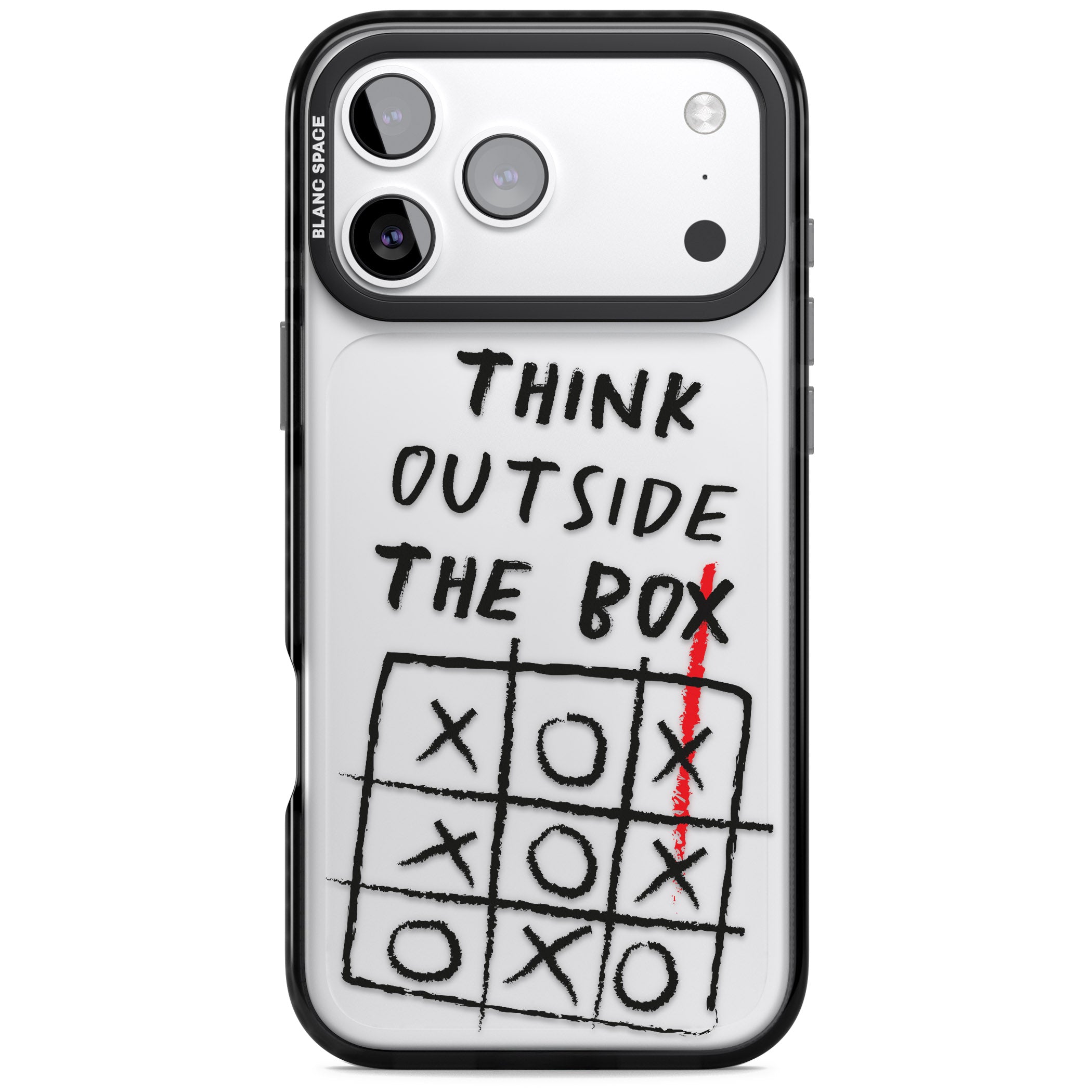 Think Outside The Box iPhone 17 Pro Max Impact Black Phone Case