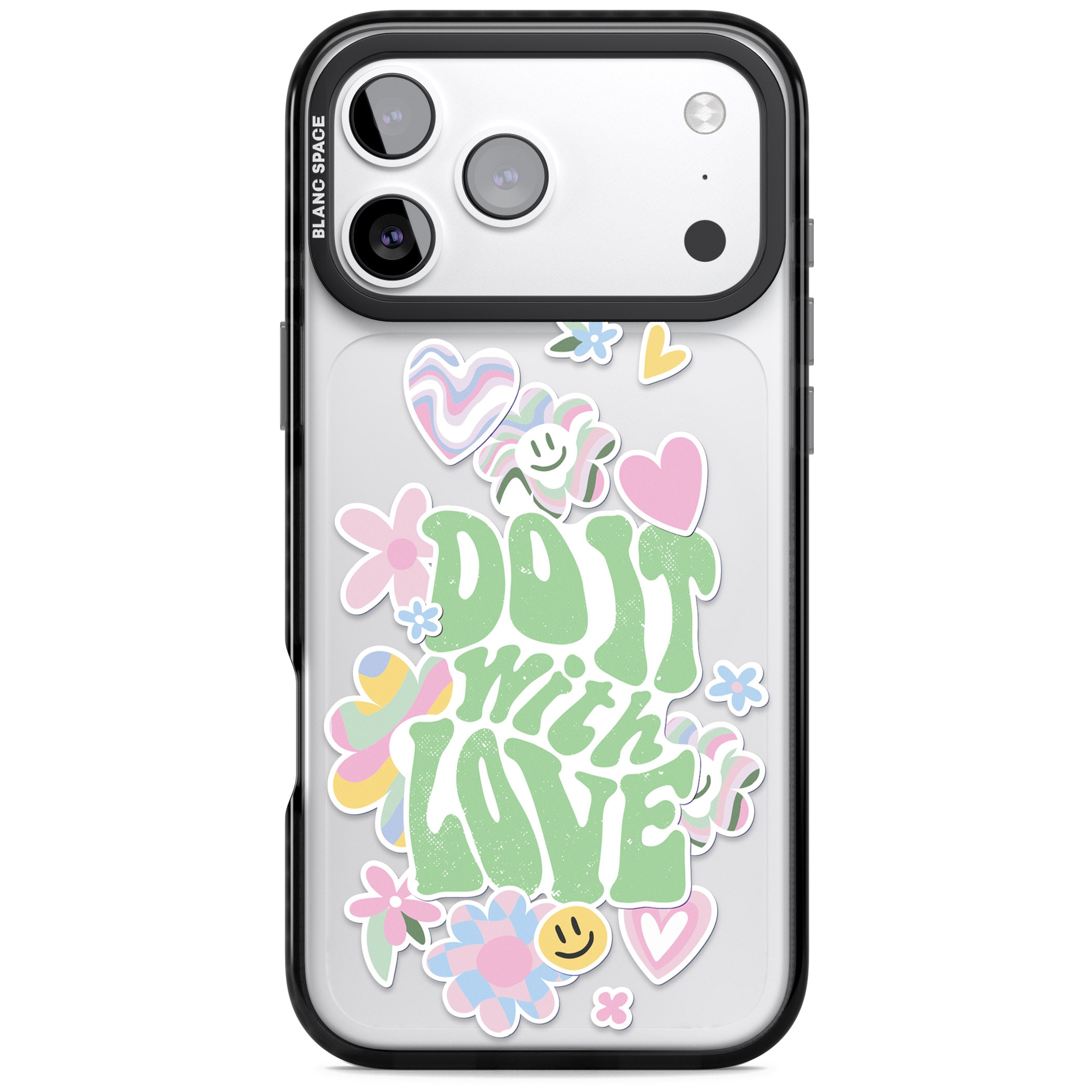 Do It With Love iPhone 17 Pro Max Impact Black Phone Case
