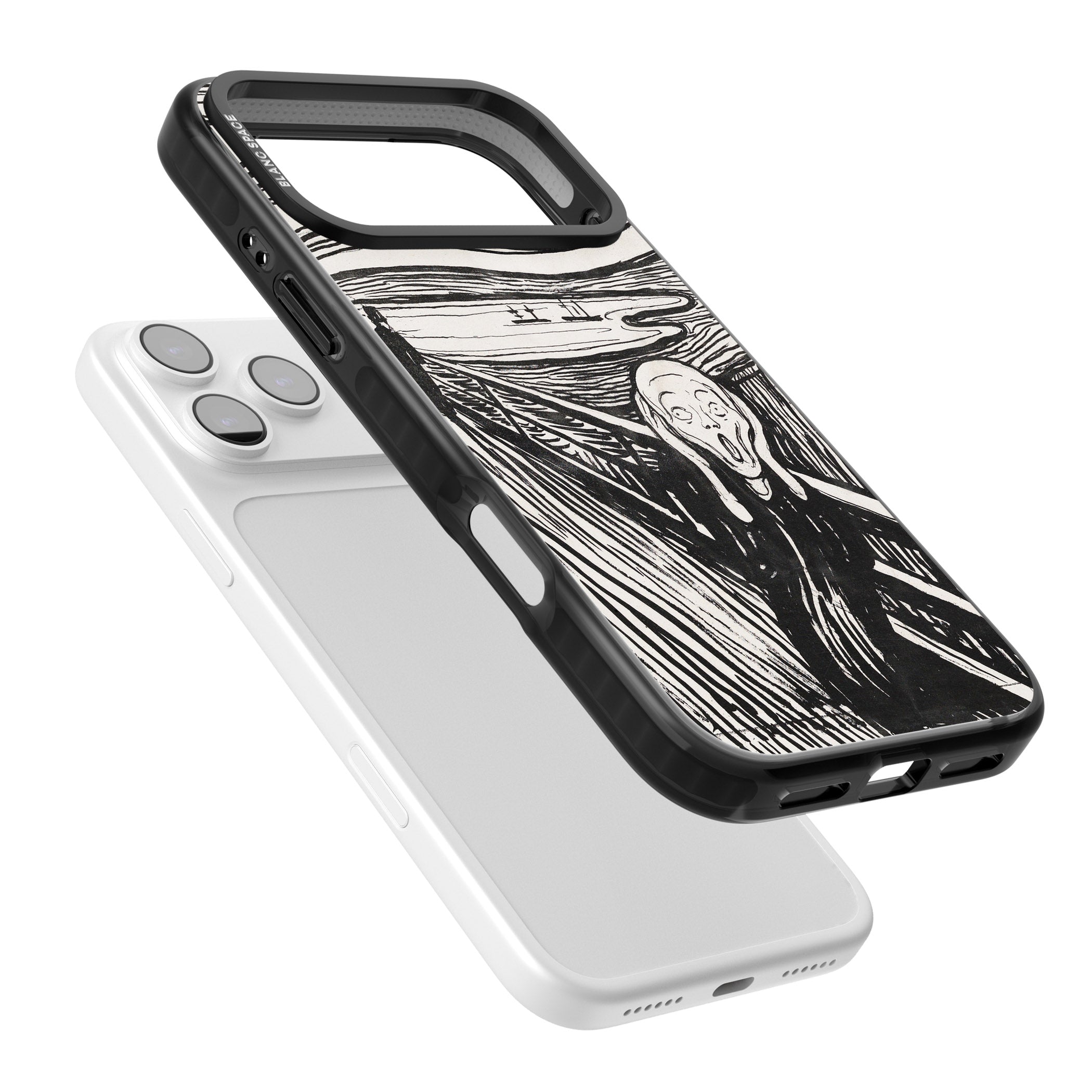 The Scream iPhone 17 Pro Max Impact Black Phone Case Colours
