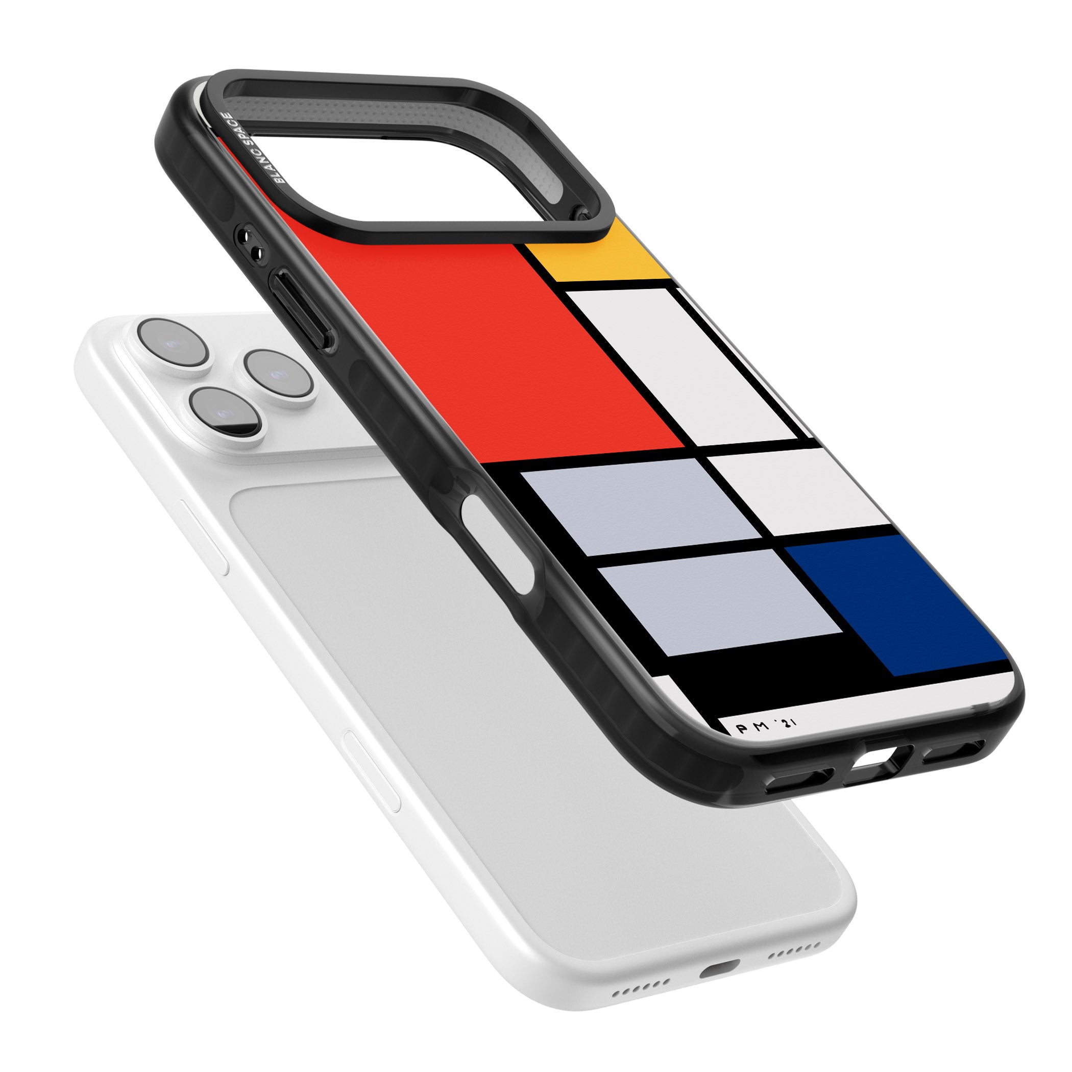 Piet Mondrian'S Composition iPhone 17 Pro Max Impact Black Phone Case Colours