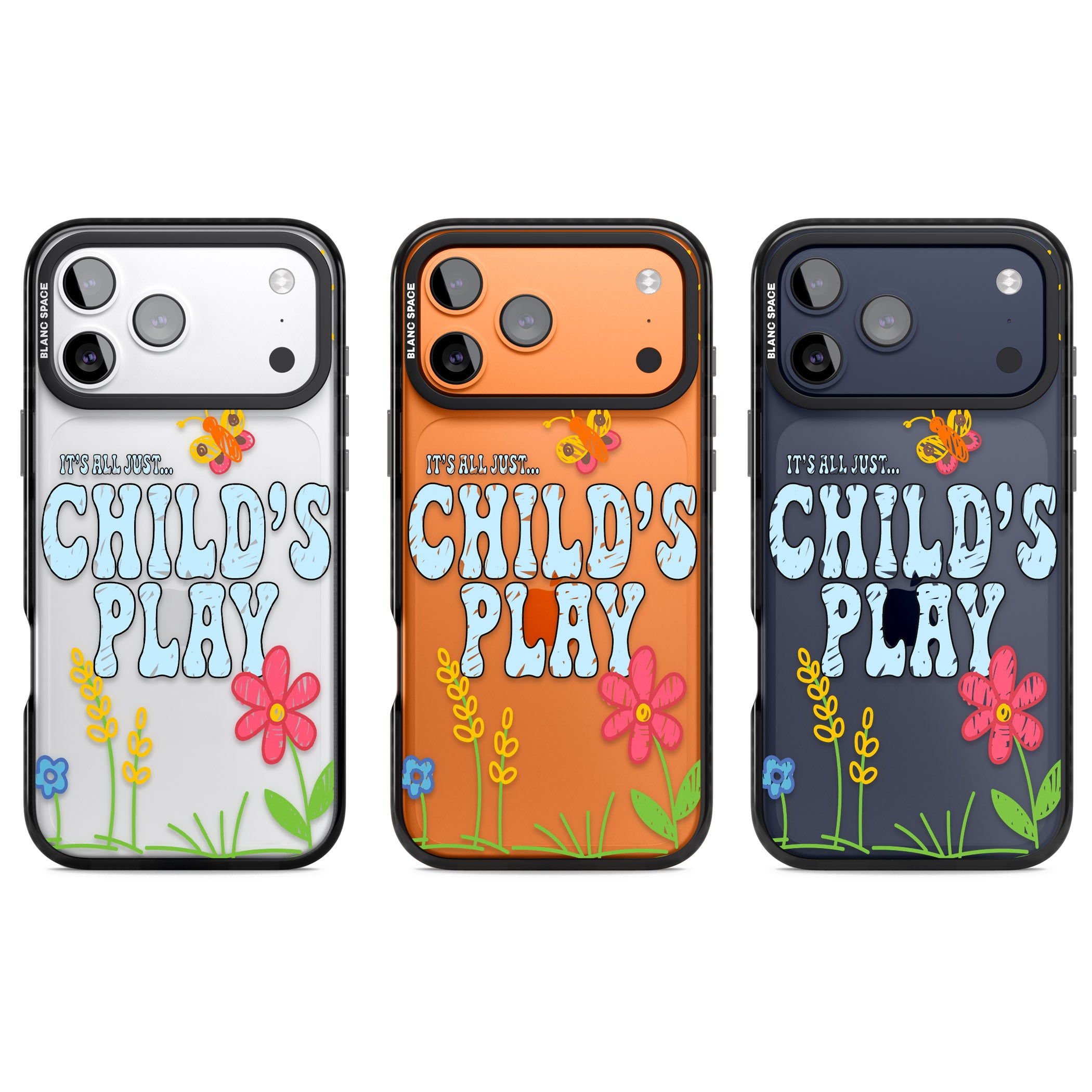 Child'S Play iPhone 17 Pro Impact Black Phone Case APT Impact Protection