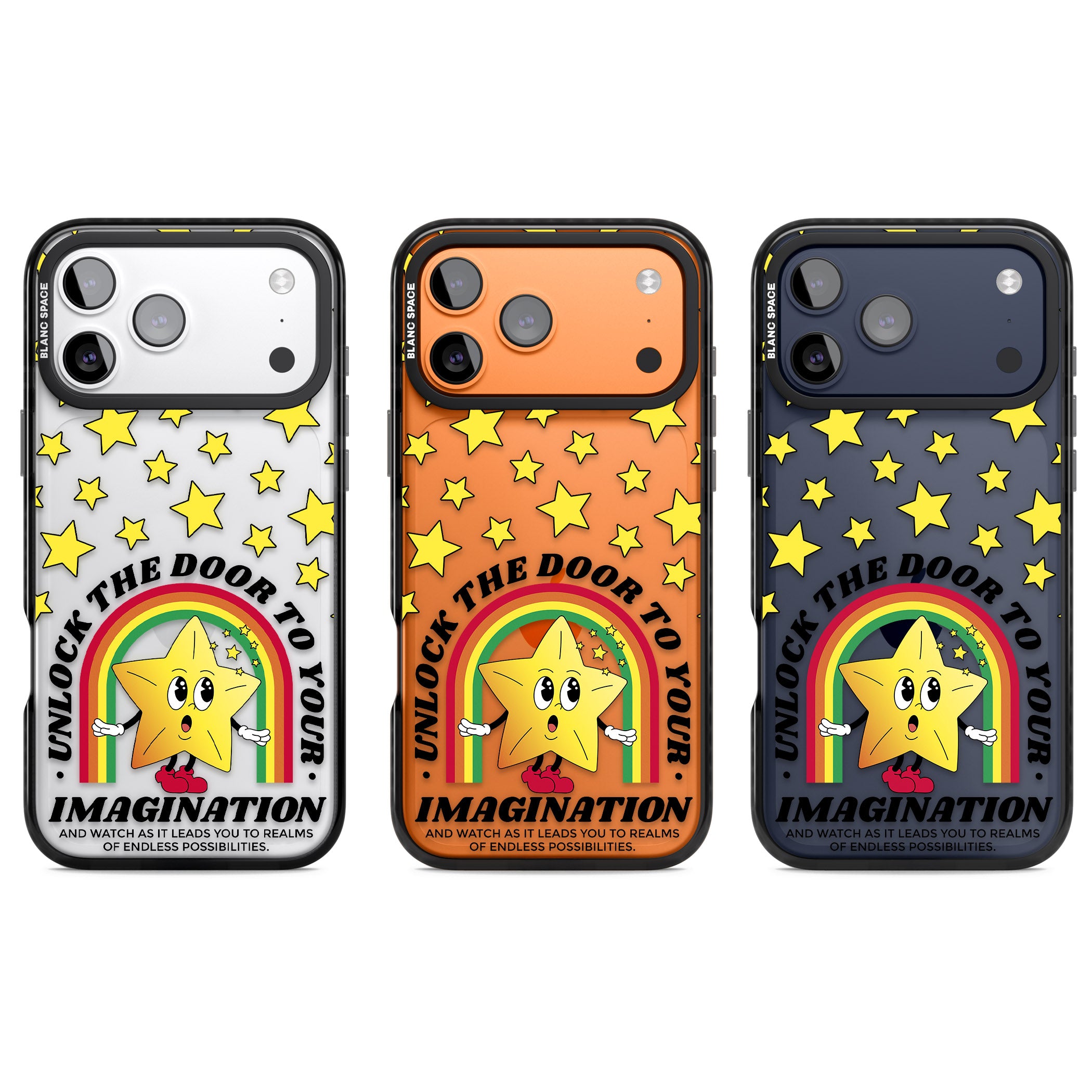 Imagination iPhone 17 Pro Impact Black Phone Case APT Impact Protection