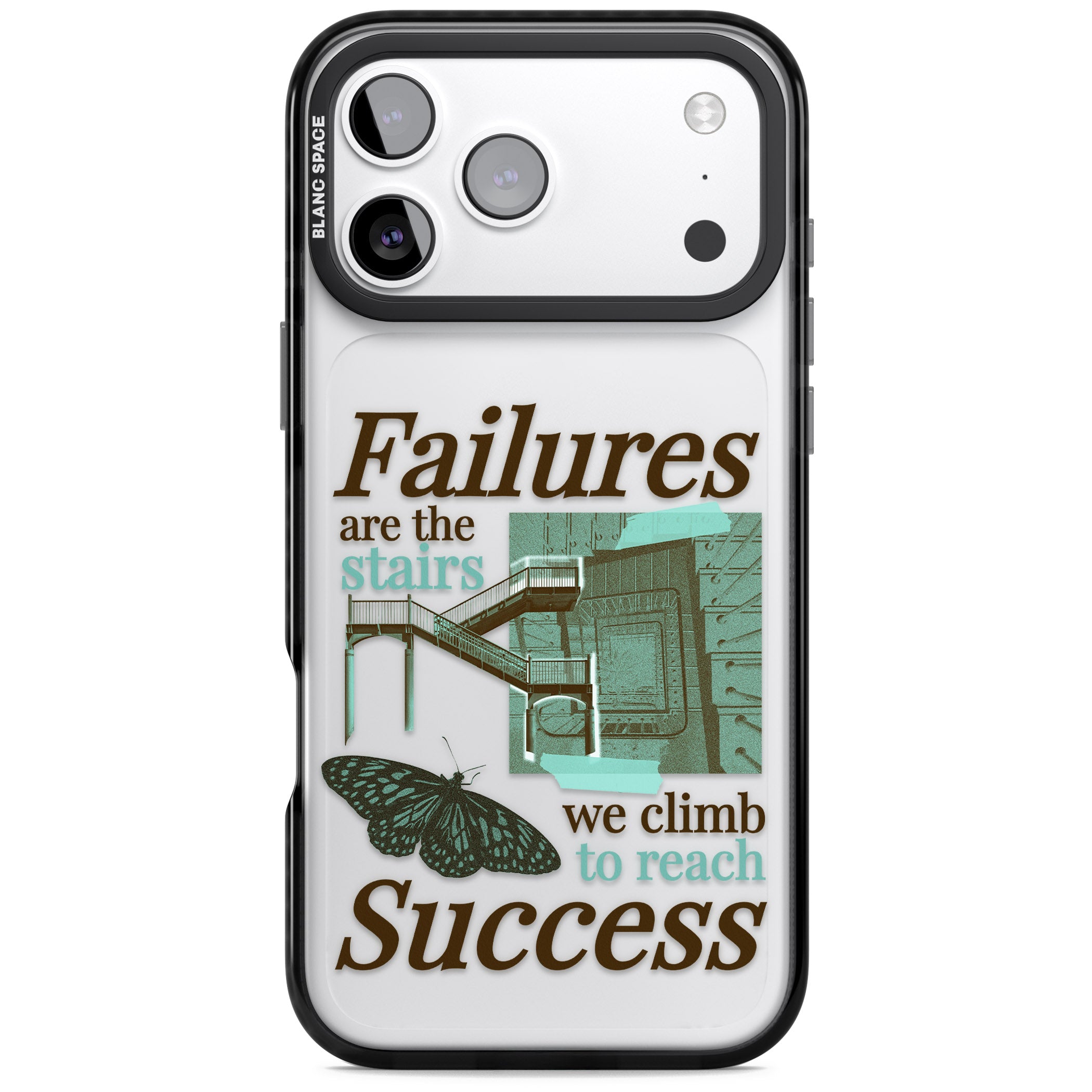 Fail To Succeed iPhone 17 Pro Max Impact Black Phone Case