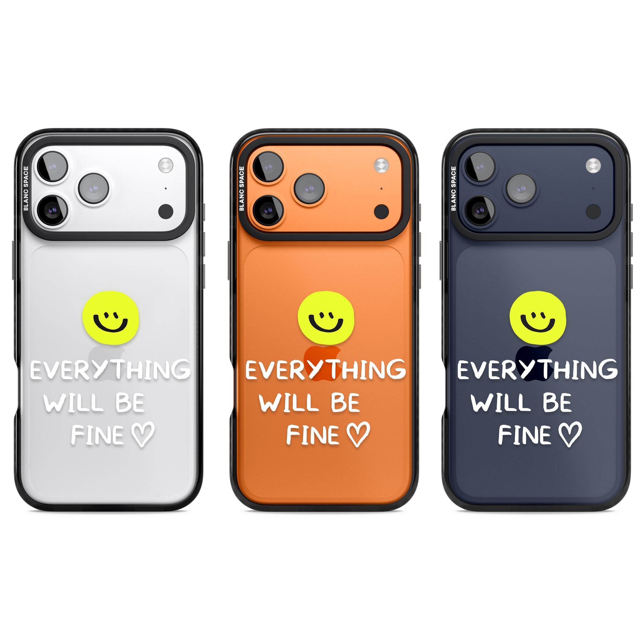 Everything Will Be Fine iPhone 17 Pro Impact Black Phone Case APT Impact Protection