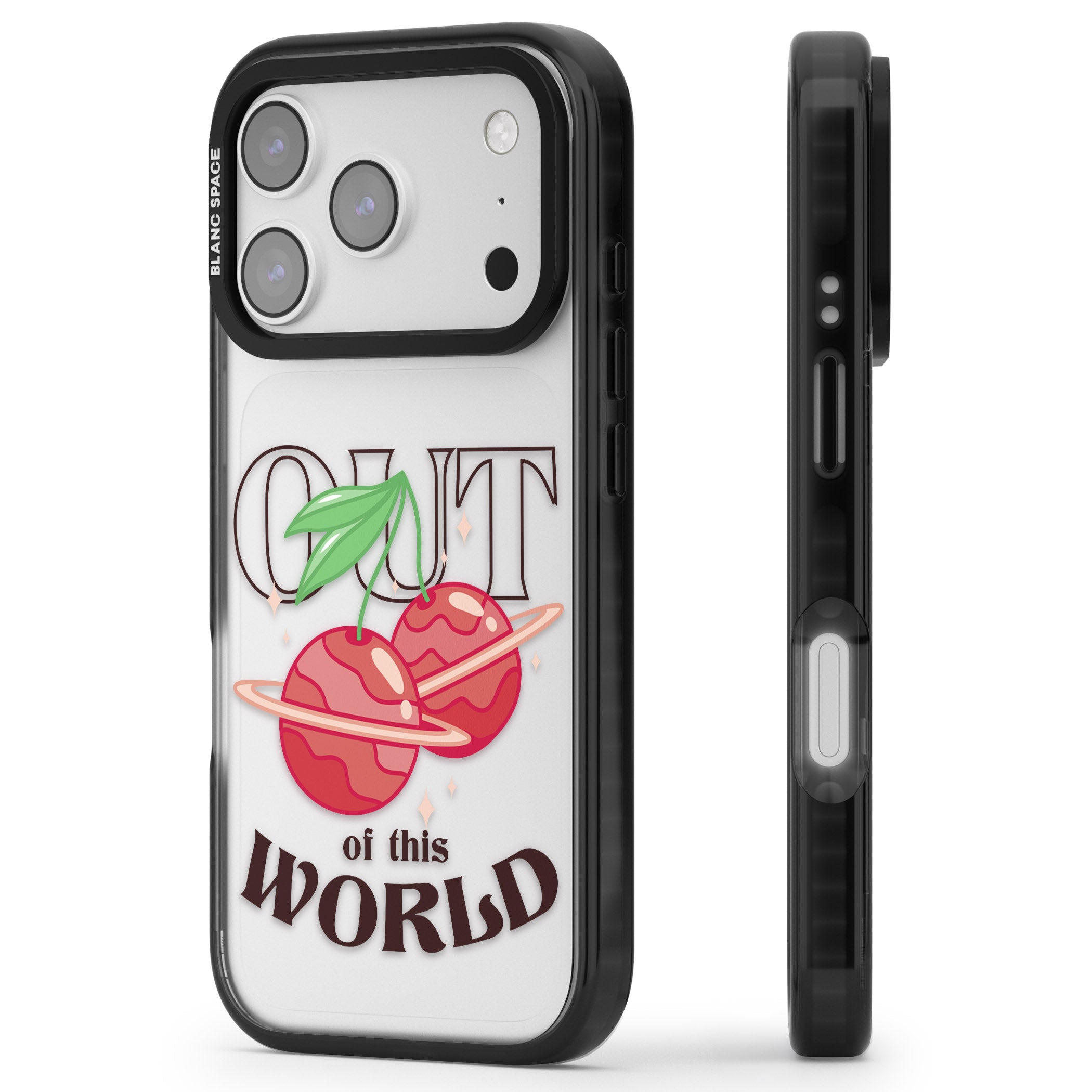 Out Of This World iPhone 17 Pro Max Impact Black Phone Case Side Profile