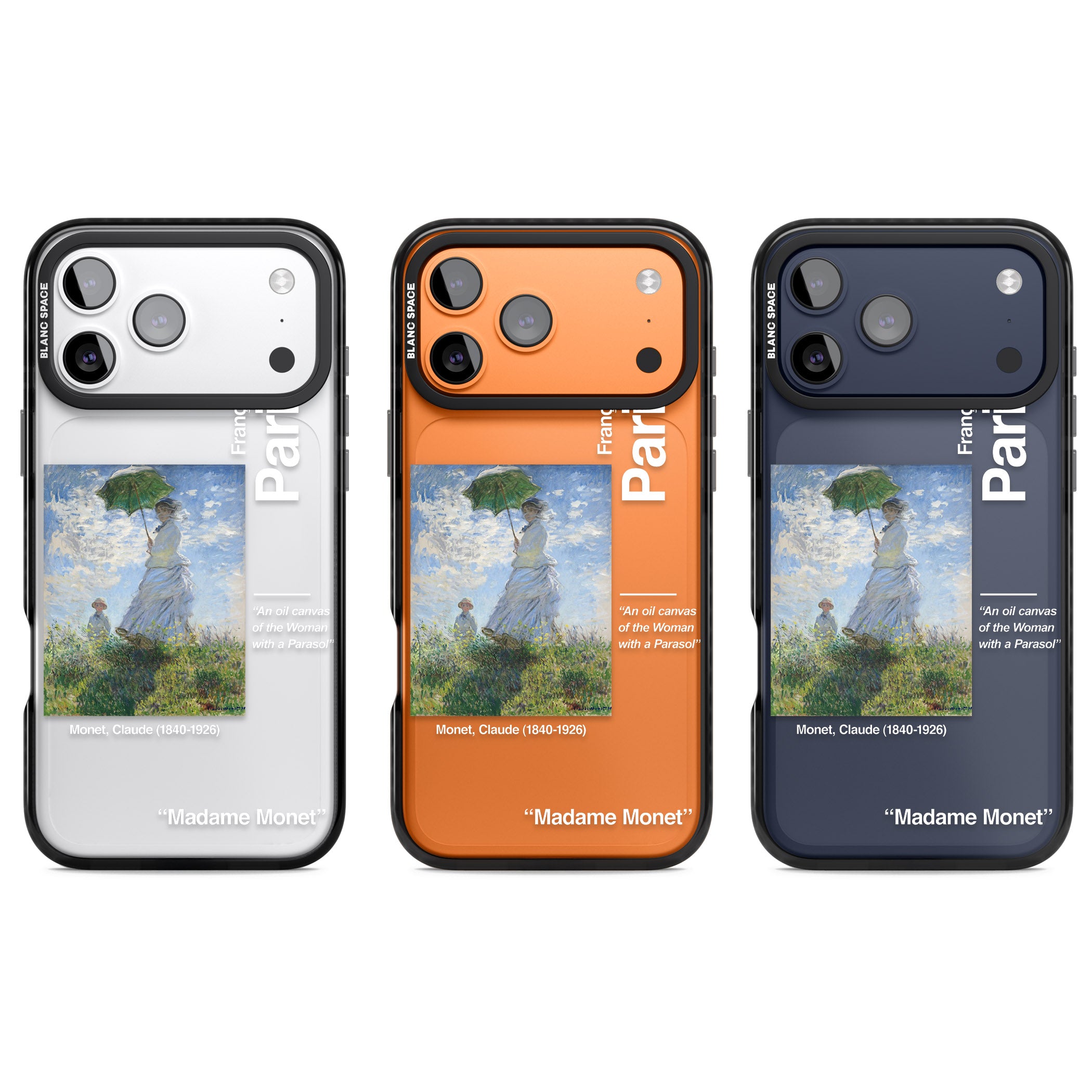 Madame Monet And Her Son iPhone 17 Pro Impact Black Phone Case APT Impact Protection