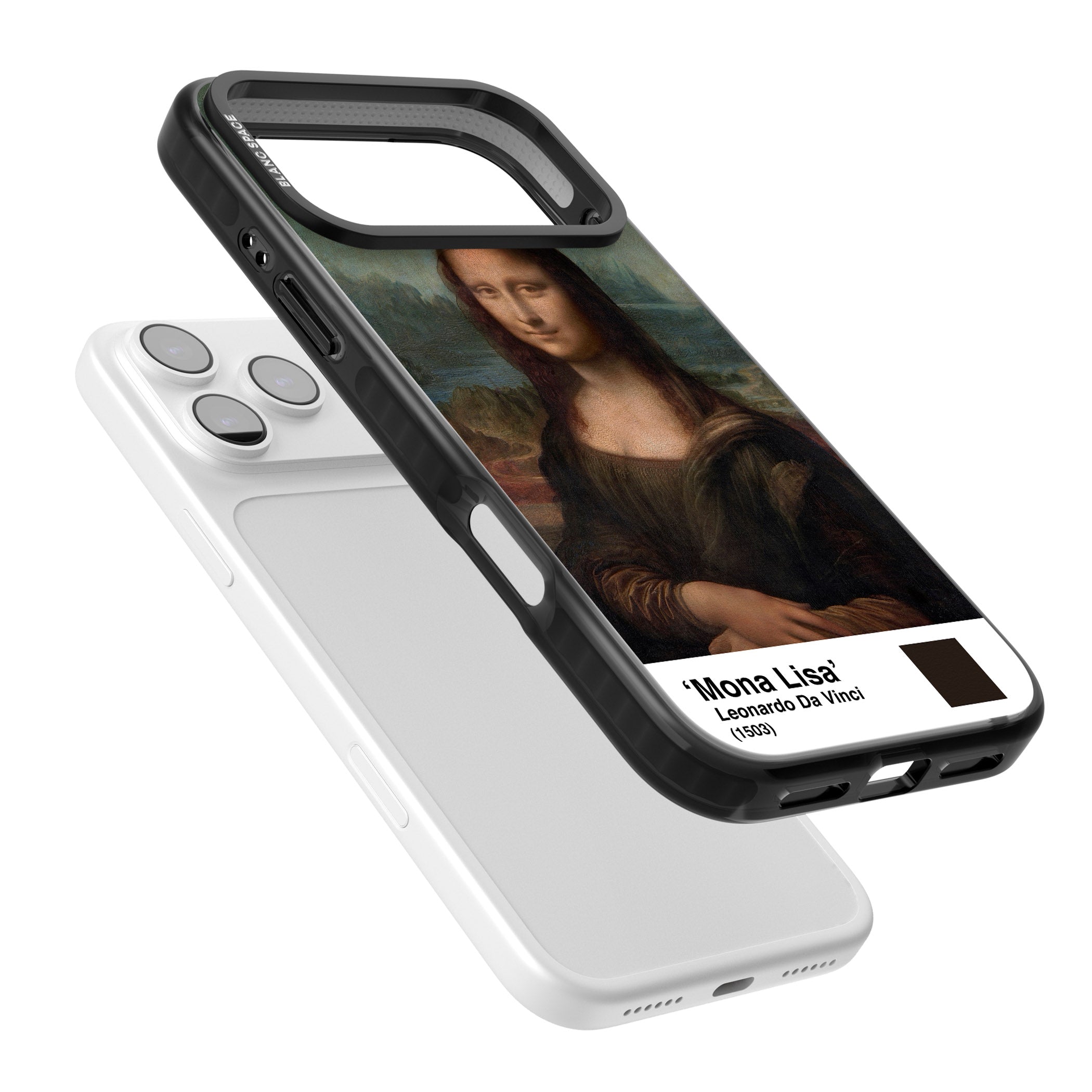 Mona Lisa iPhone 17 Pro Max Impact Black Phone Case Colours