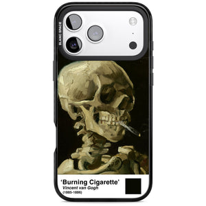 Skull Of A Skeleton With Burning Cigarette