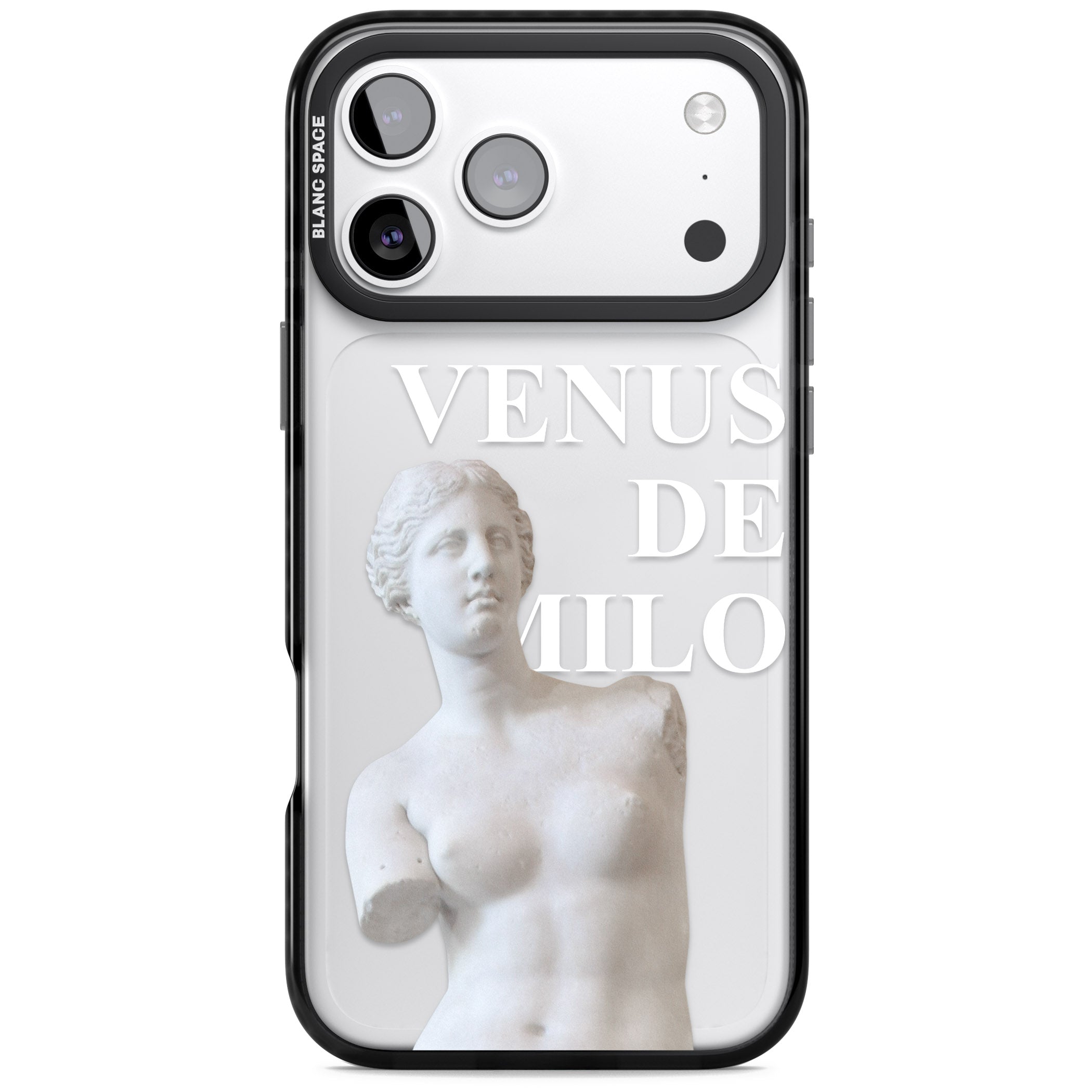 Venus De Milo Cutout iPhone 17 Pro Max Impact Black Phone Case