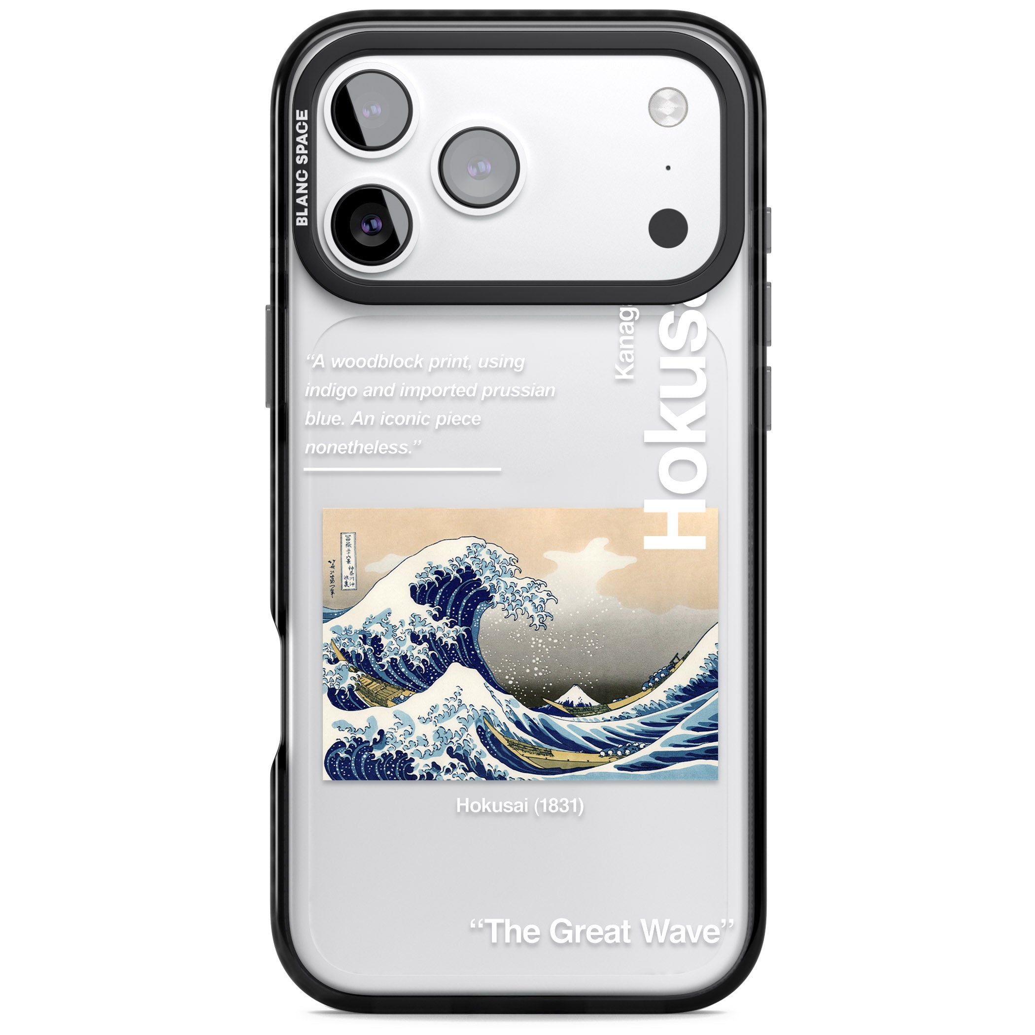 The Great Wave iPhone 17 Pro Max Impact Black Phone Case
