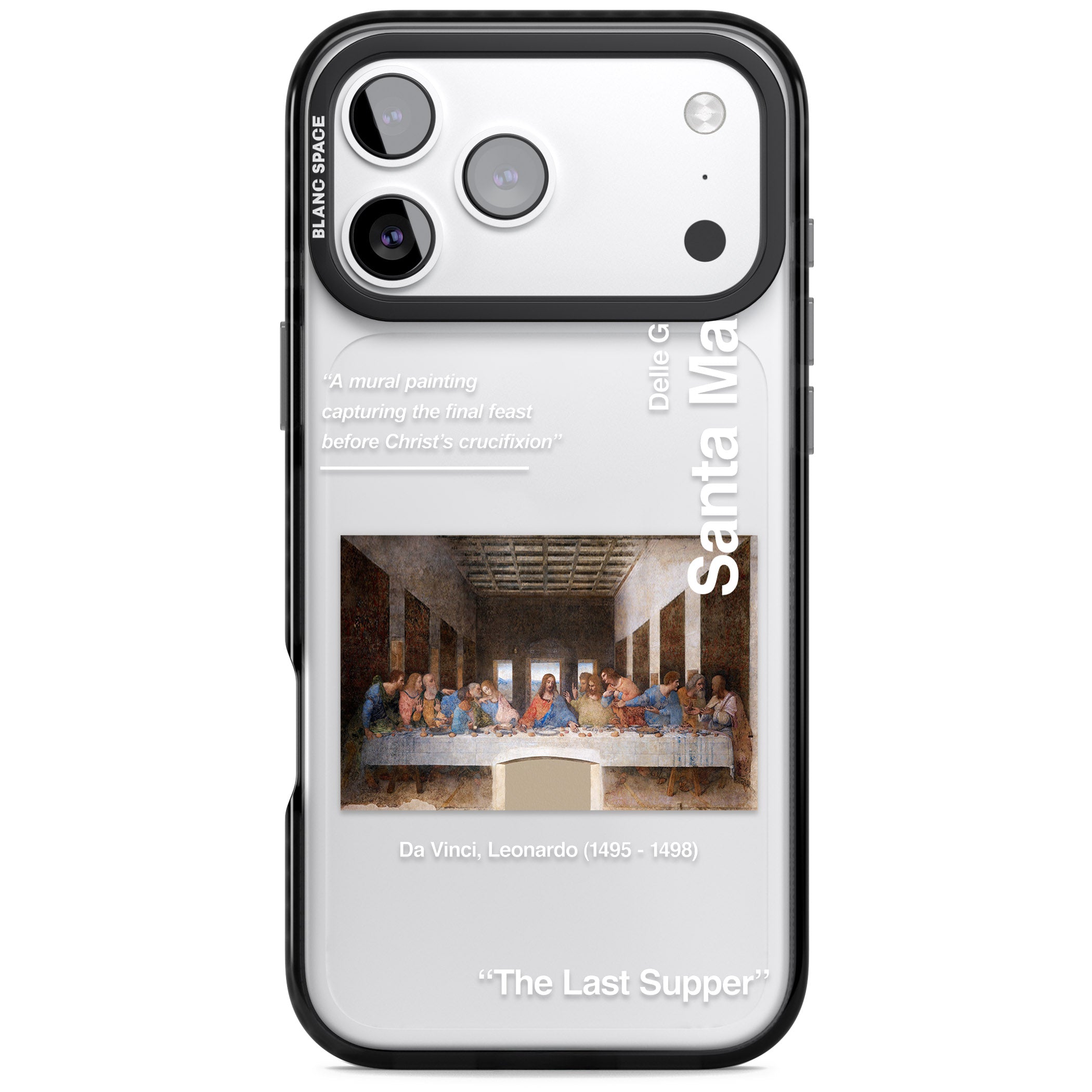 The Last Supper iPhone 17 Pro Max Impact Black Phone Case
