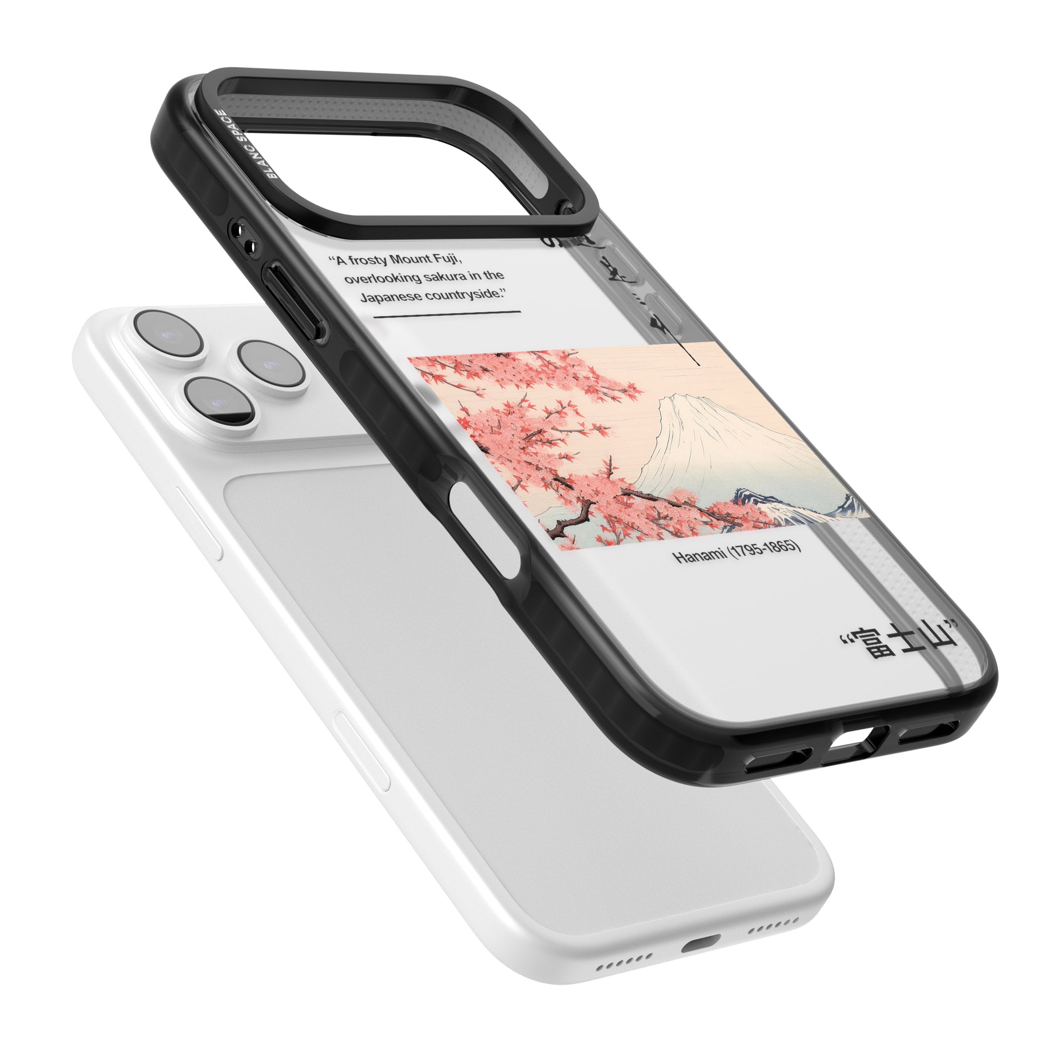 Hanami iPhone 17 Pro Max Impact Black Phone Case Colours