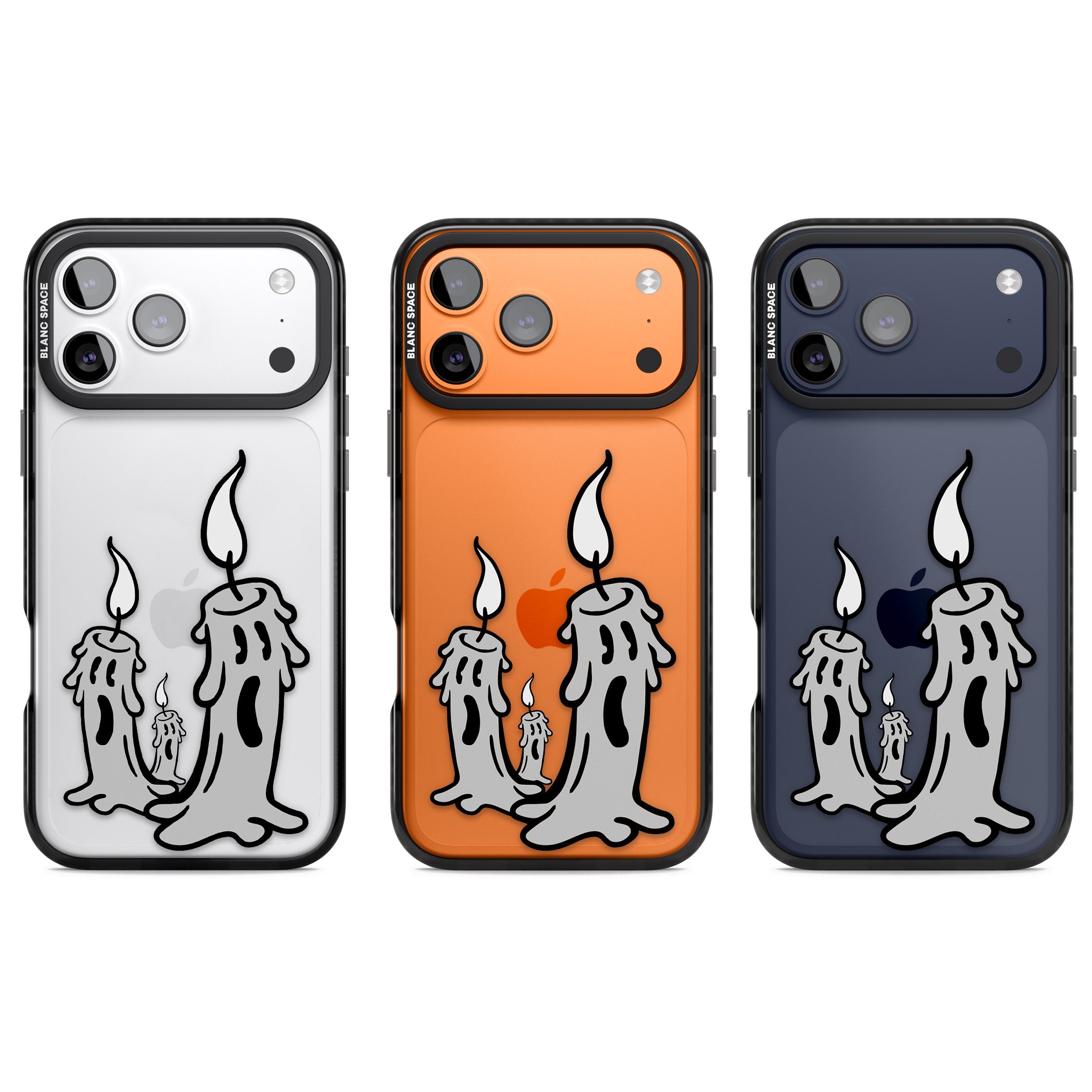 Candle Lit iPhone 17 Pro Impact Black Phone Case APT Impact Protection