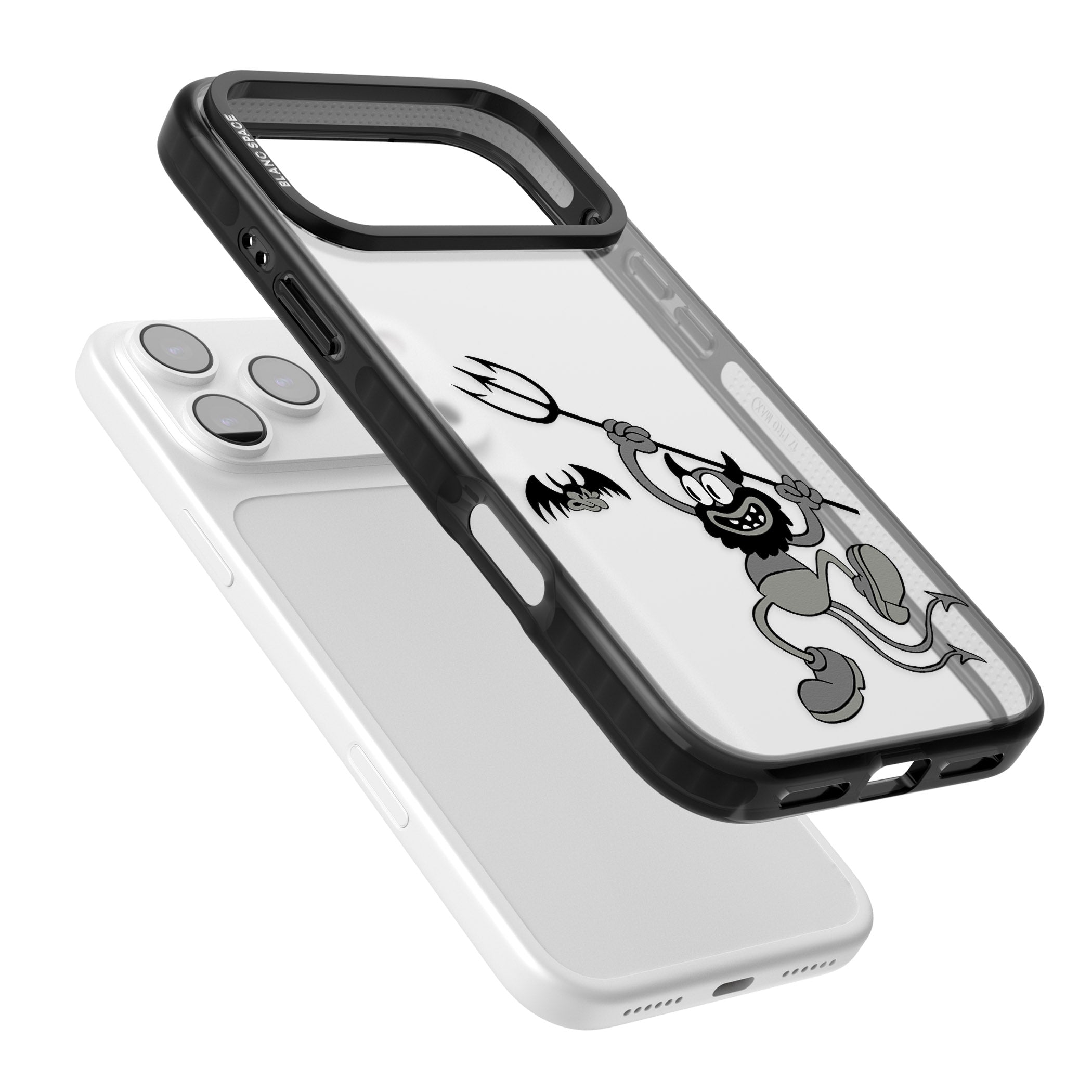 Dancing Devil iPhone 17 Pro Max Impact Black Phone Case Colours