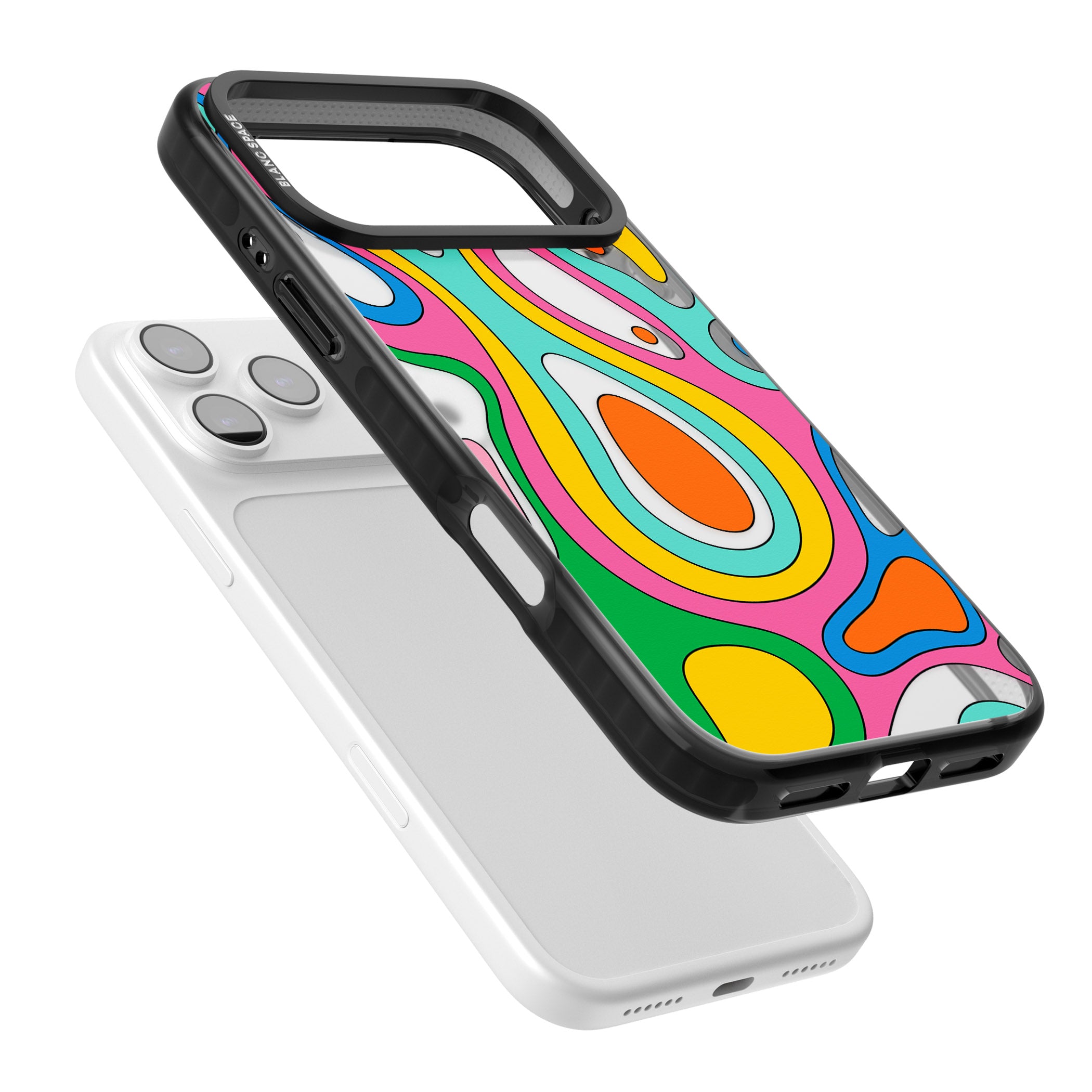 Dreams & Grooves iPhone 17 Pro Max Impact Black Phone Case Colours