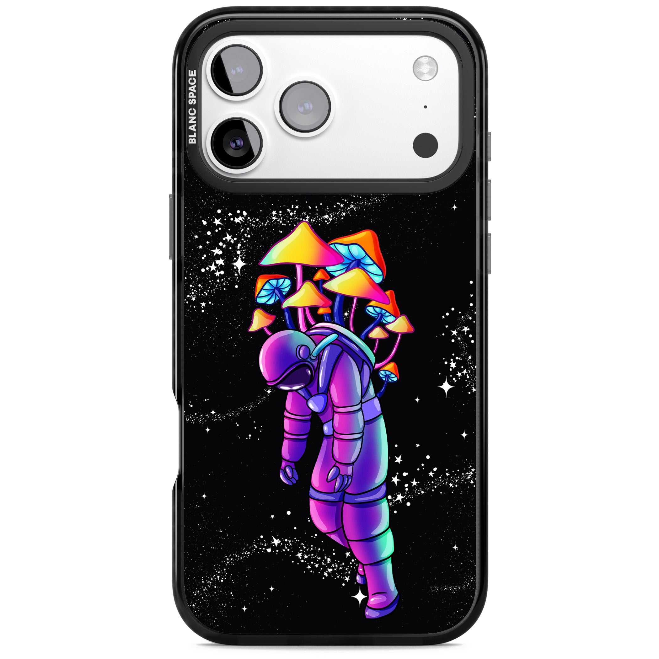 Space Mutation iPhone 17 Pro Max Impact Black Phone Case