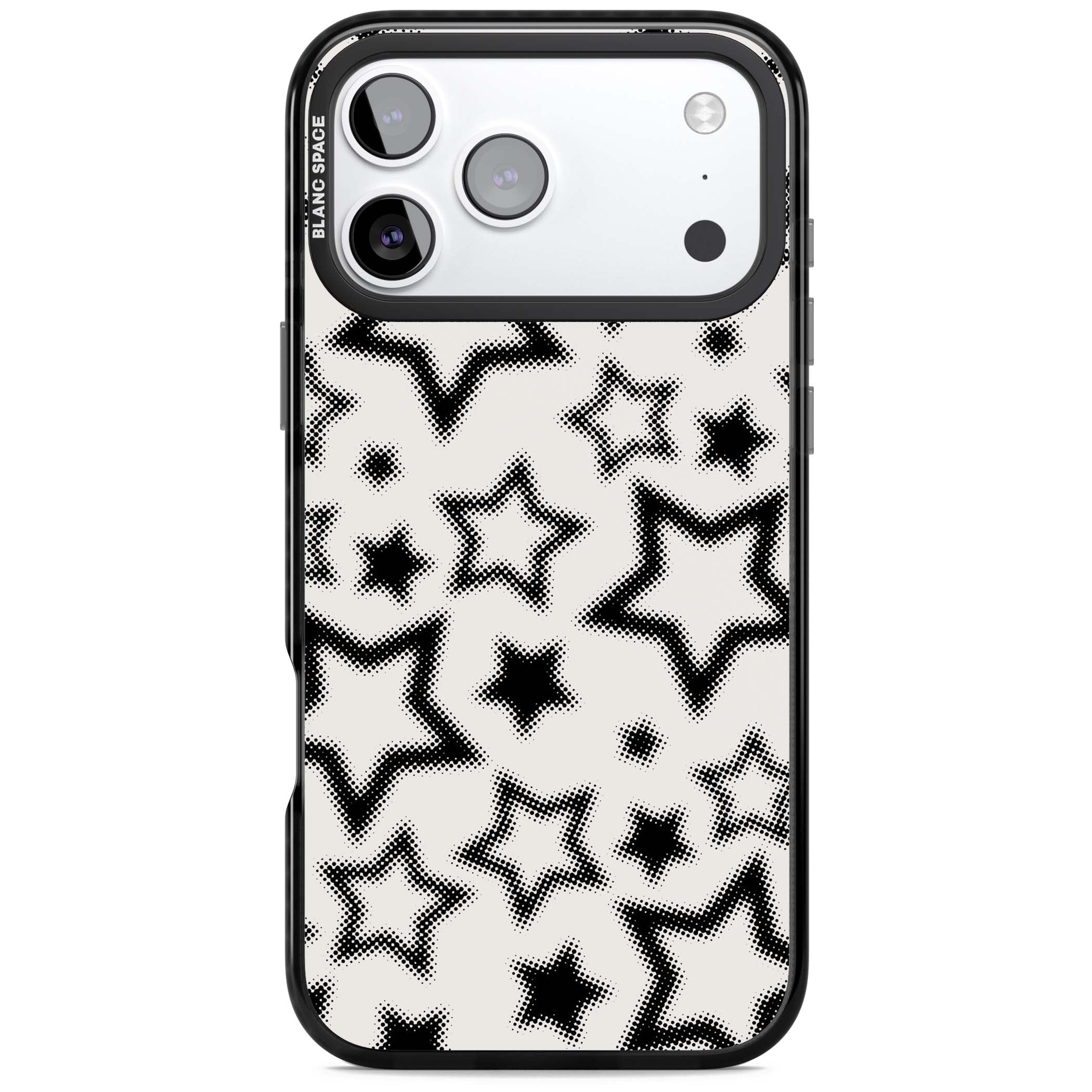 Black Halftone Stars