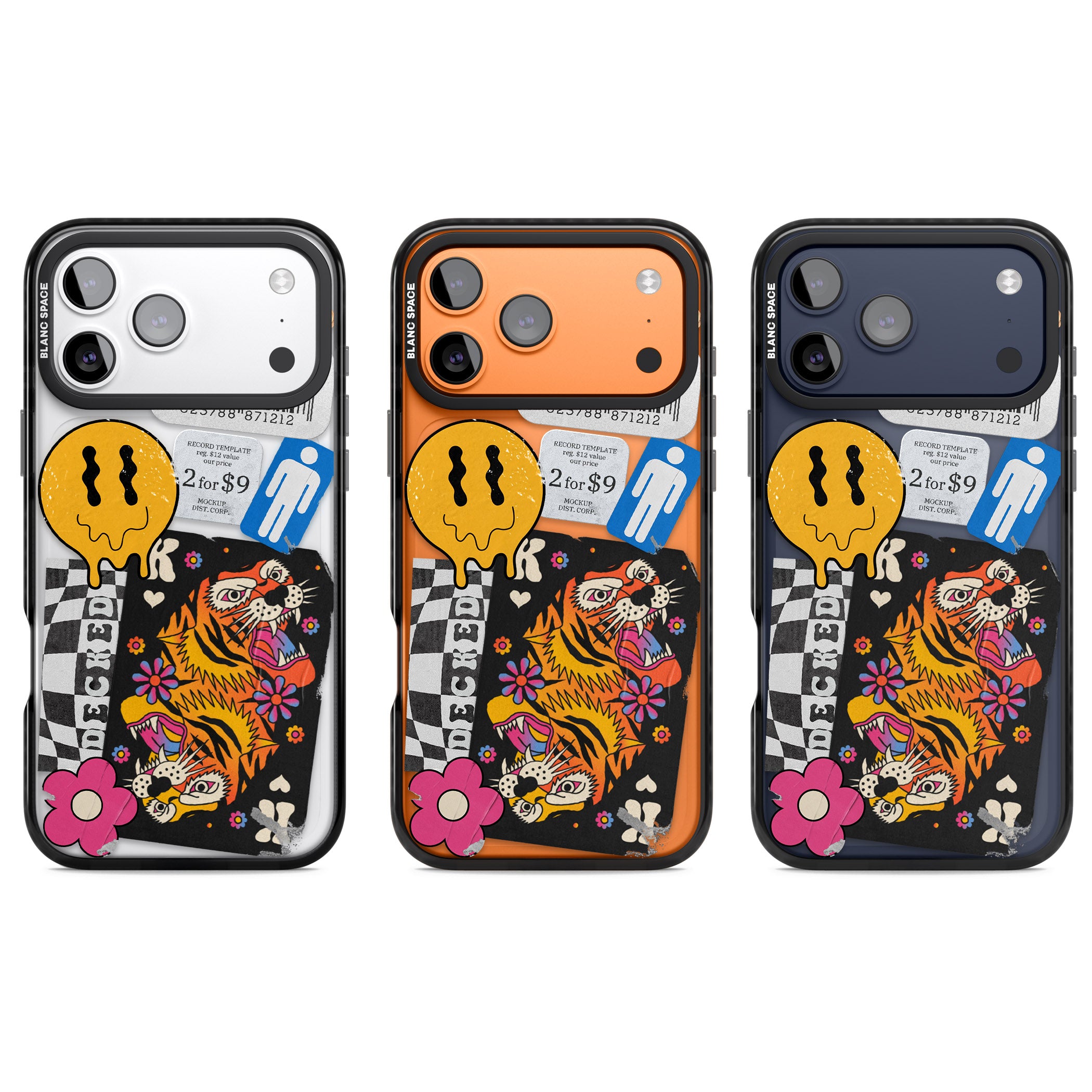 Electric Vibes iPhone 17 Pro Impact Black Phone Case APT Impact Protection