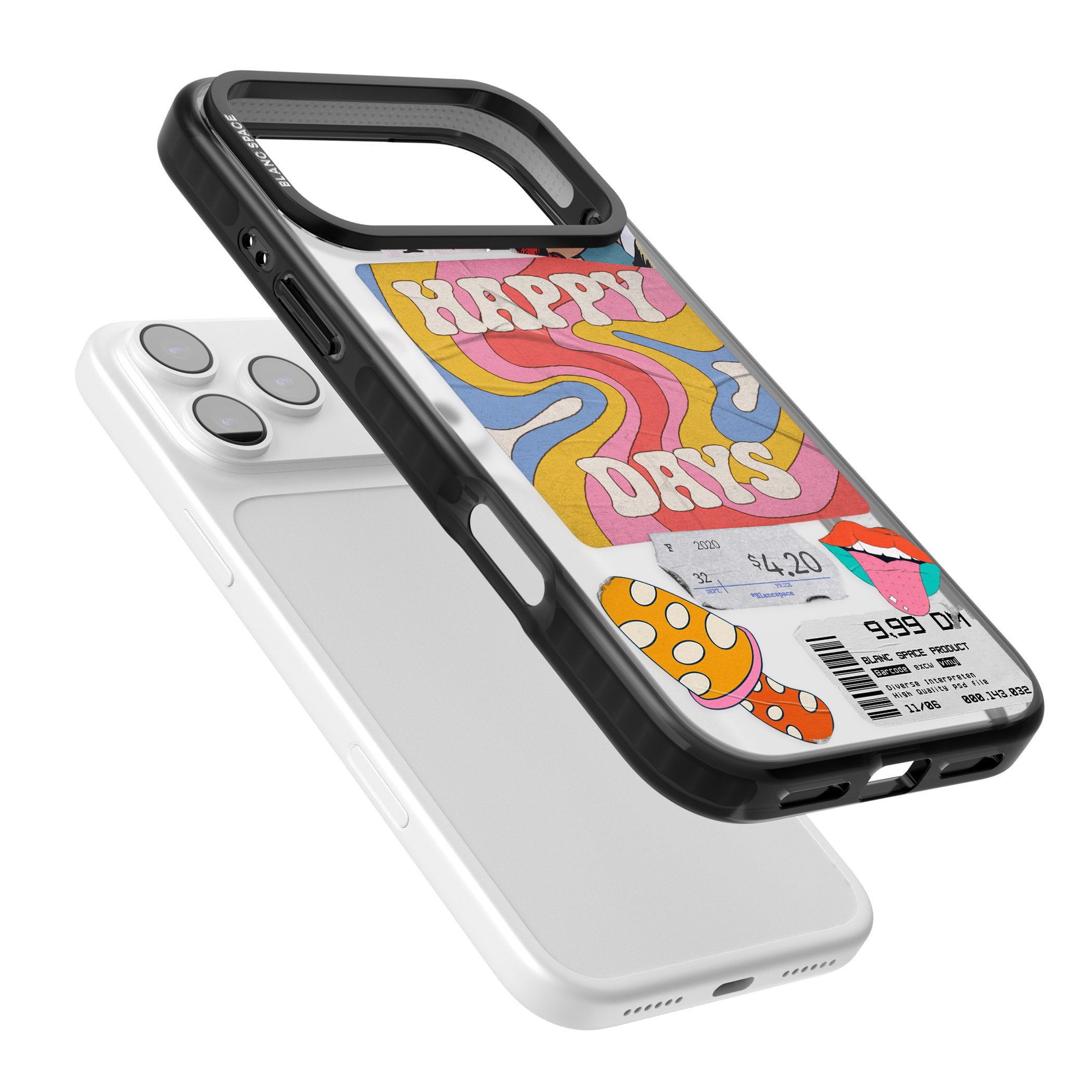 Groovy Trip iPhone 17 Pro Max Impact Black Phone Case Colours