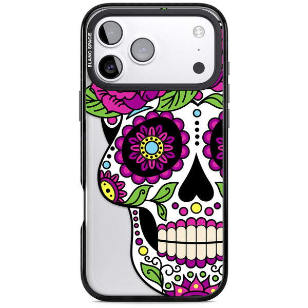 Purple Floral Sugar Skull