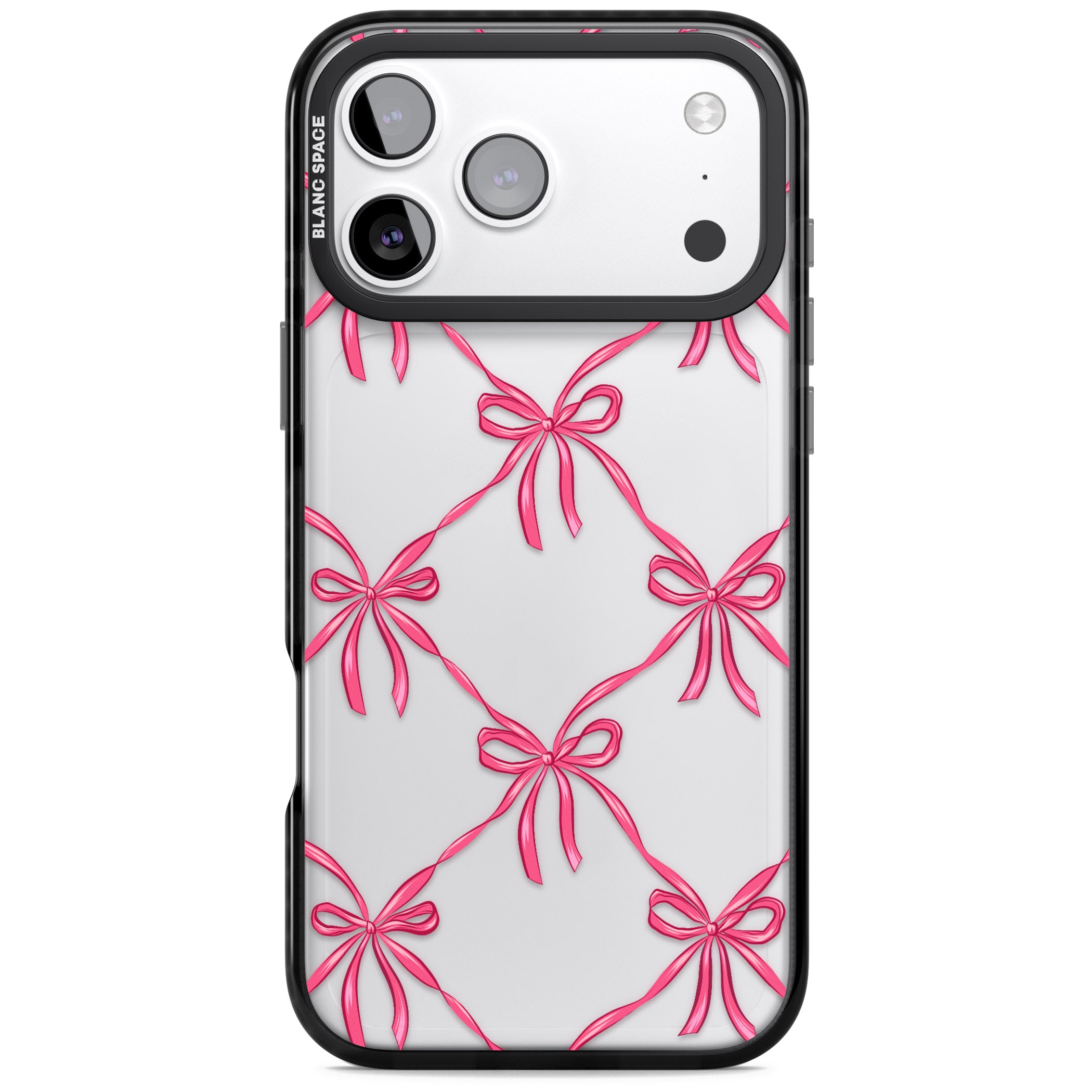 Bow Knots iPhone 17 Pro Max Impact Black Phone Case