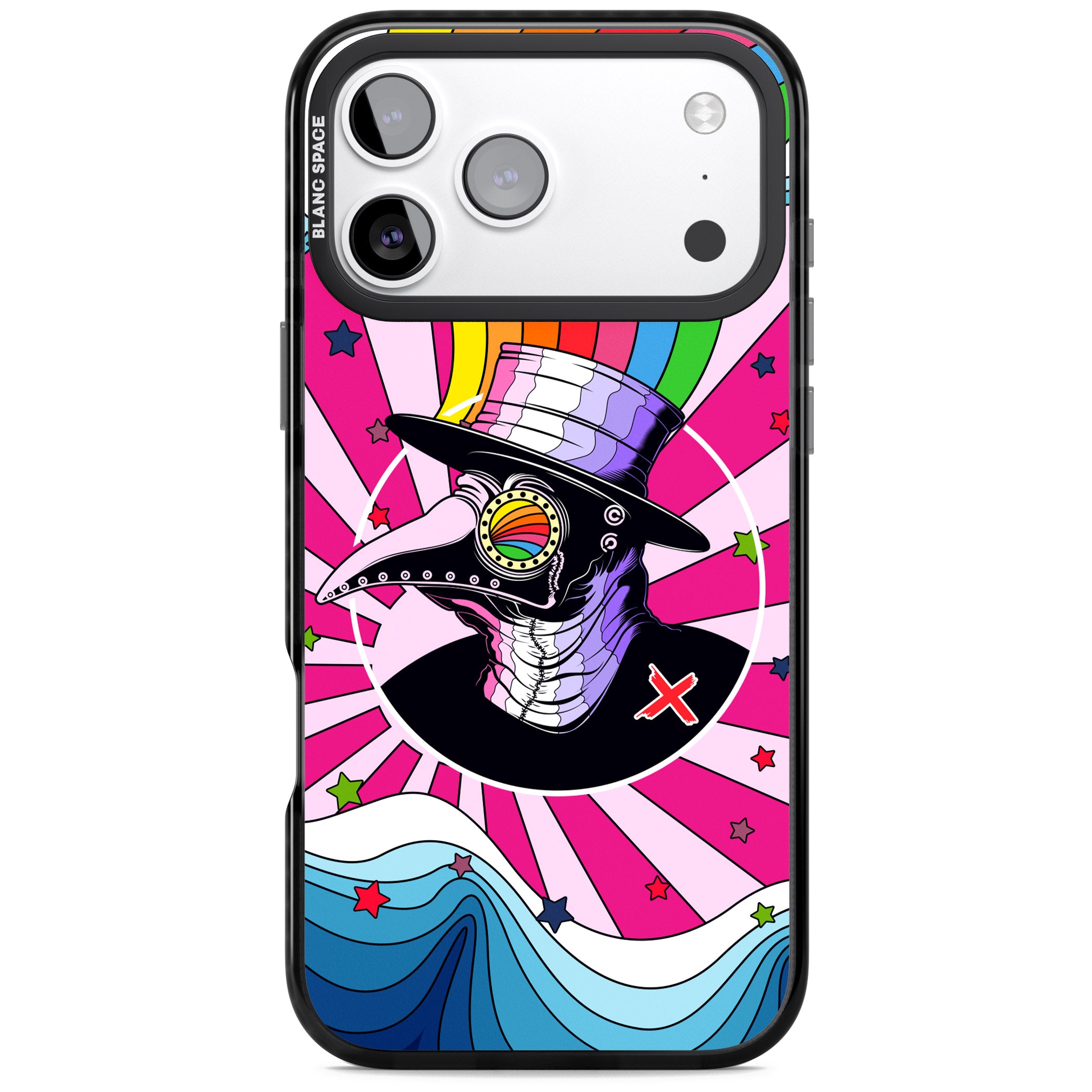 Plague Doctor Passion iPhone 17 Pro Max Impact Black Phone Case
