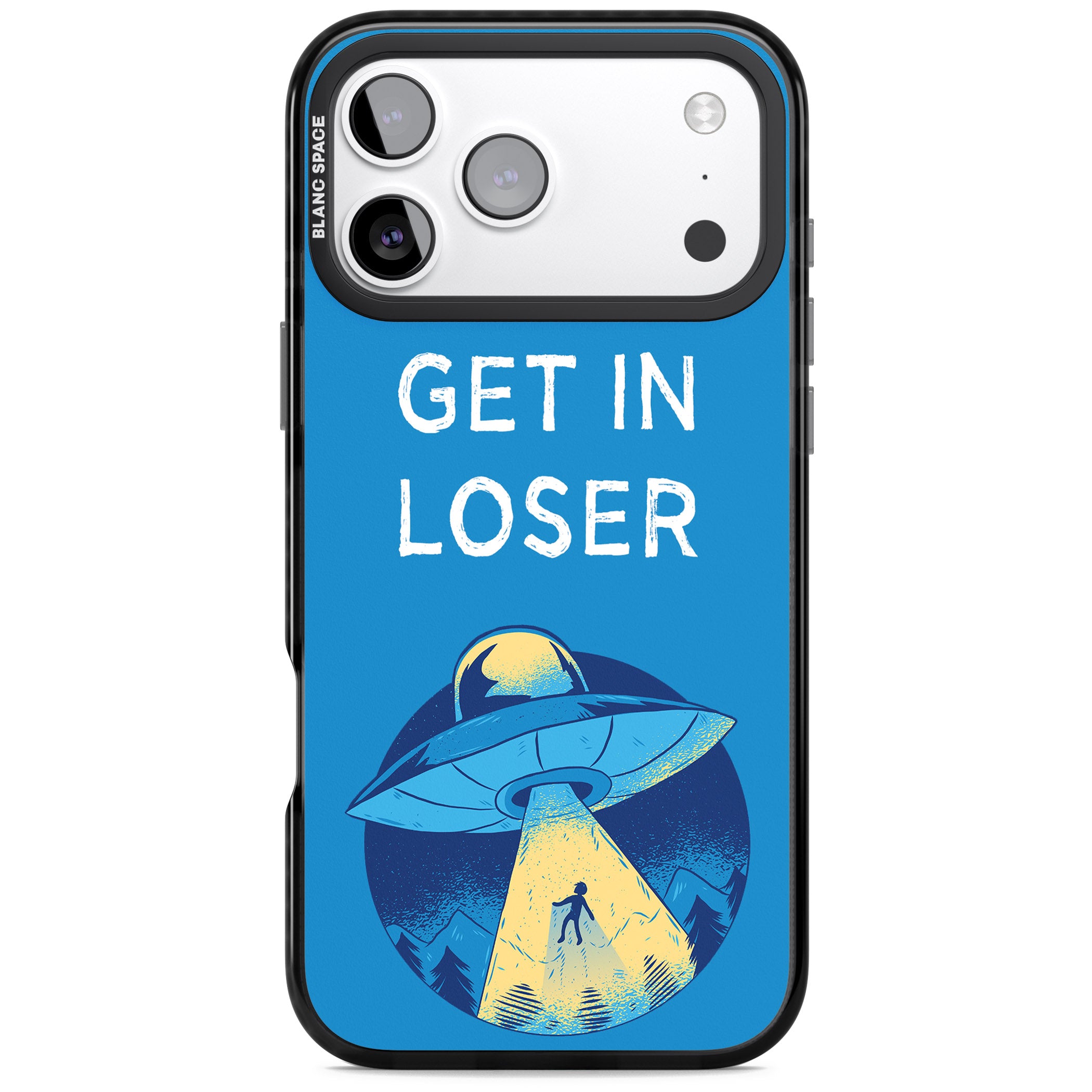 Get In Loser Ufo iPhone 17 Pro Max Impact Black Phone Case