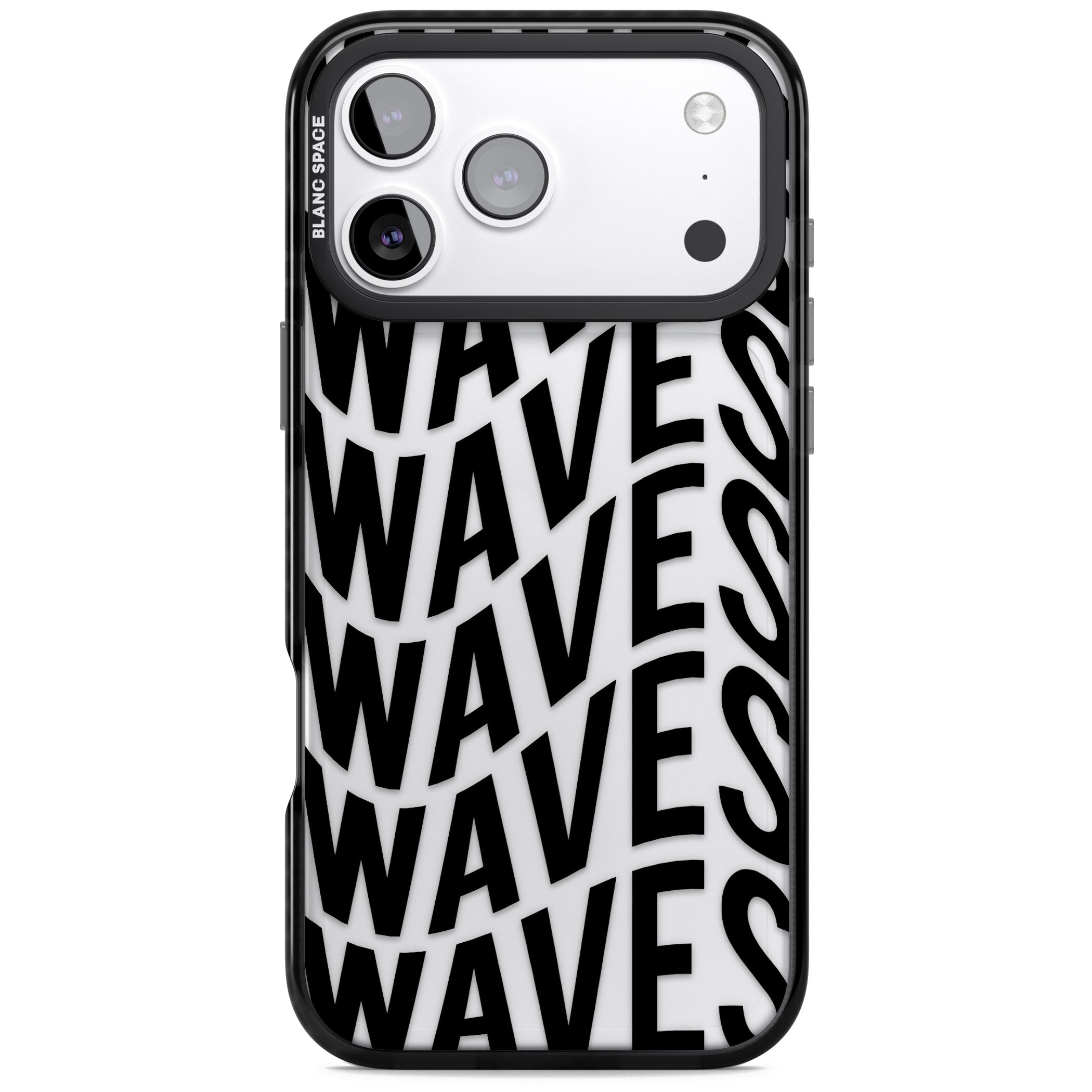 Waves iPhone 17 Pro Max Impact Black Phone Case