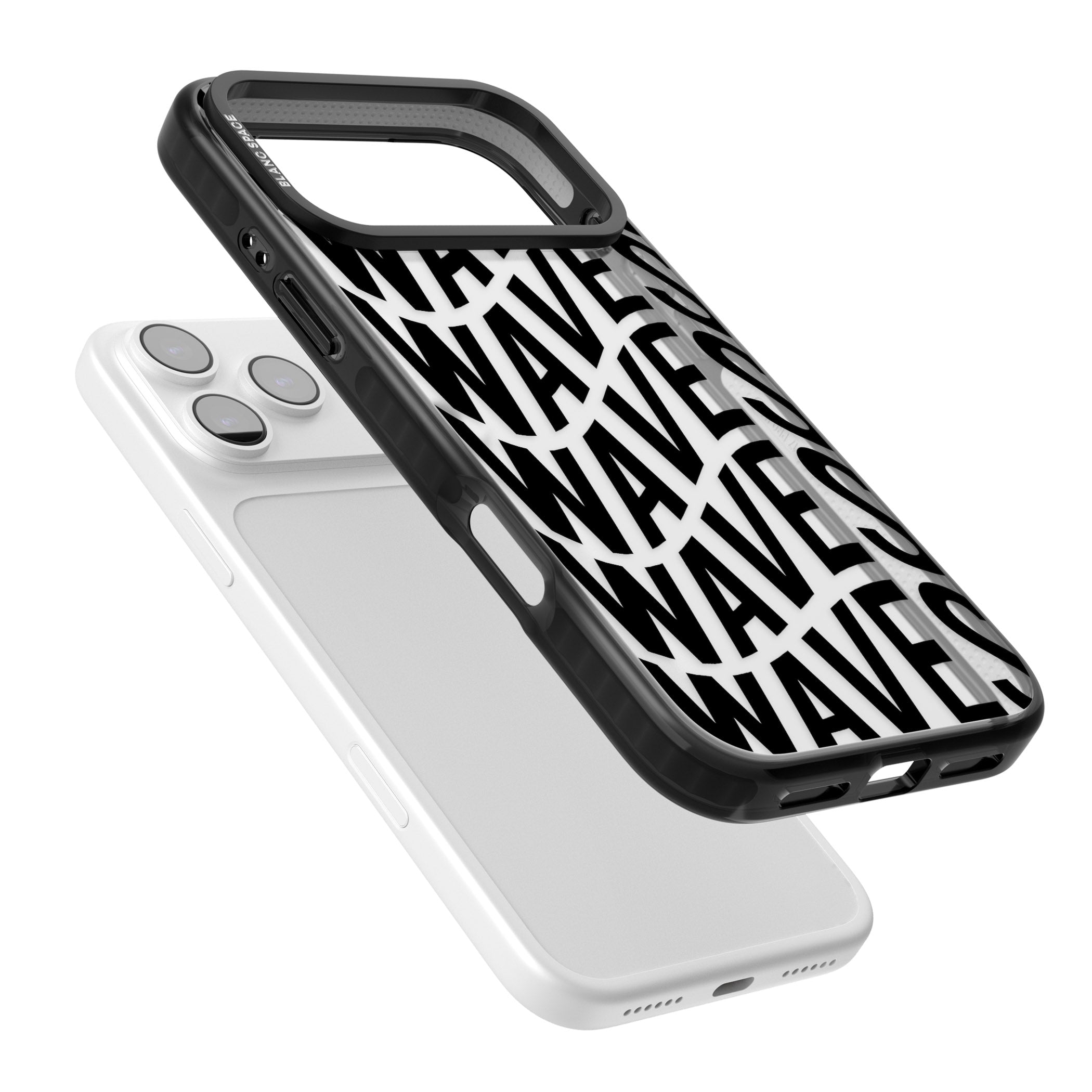 Waves iPhone 17 Pro Max Impact Black Phone Case Colours