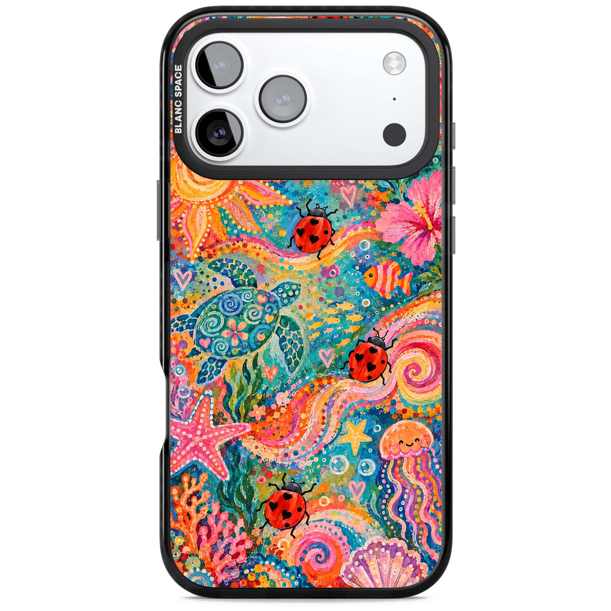 Coral Whimsy for her iPhone case | Clear Impact case for iPhone 17 Pro, iPhone 17 Pro Max