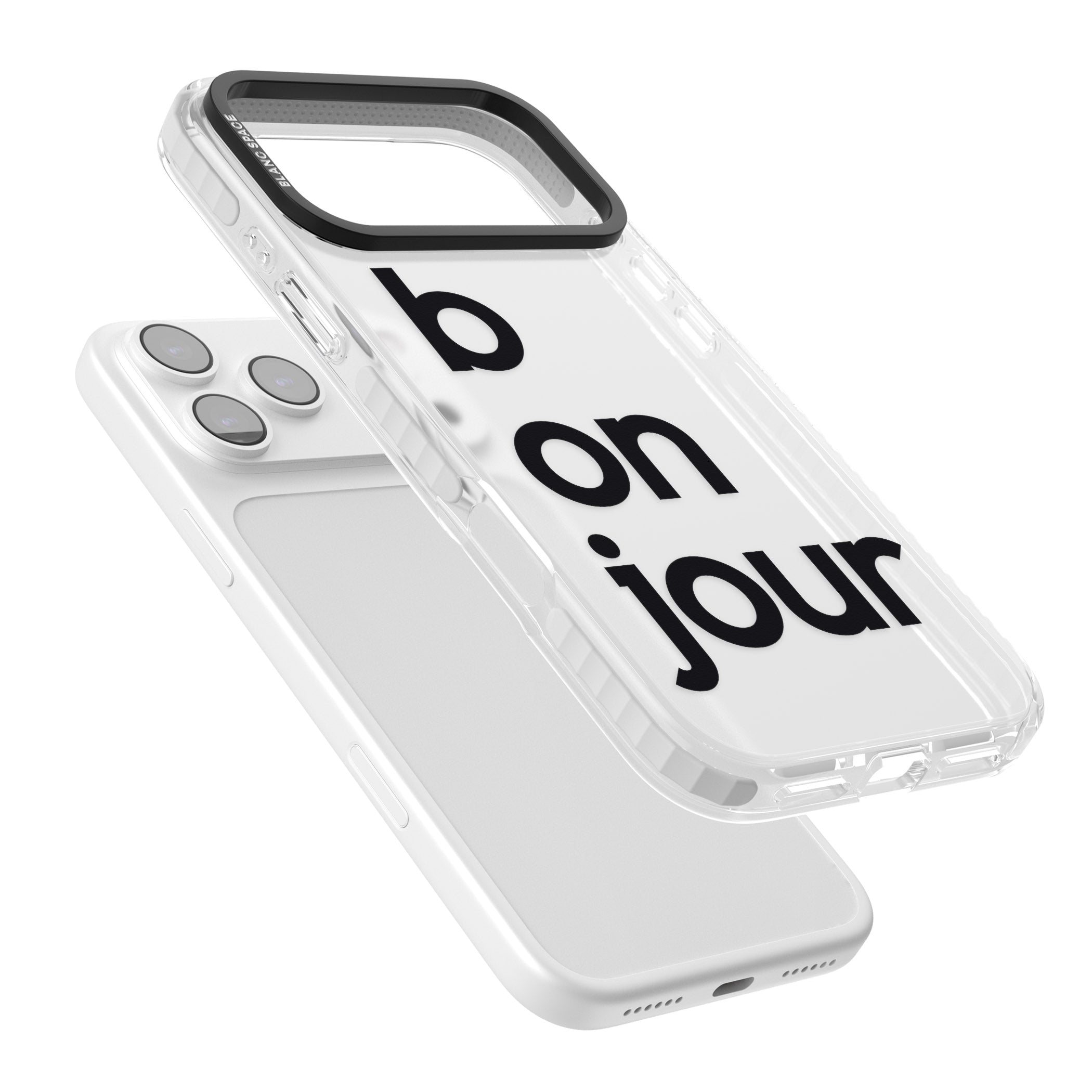 Bonjour iPhone 17 Pro Max Impact Clear Phone Case Colours