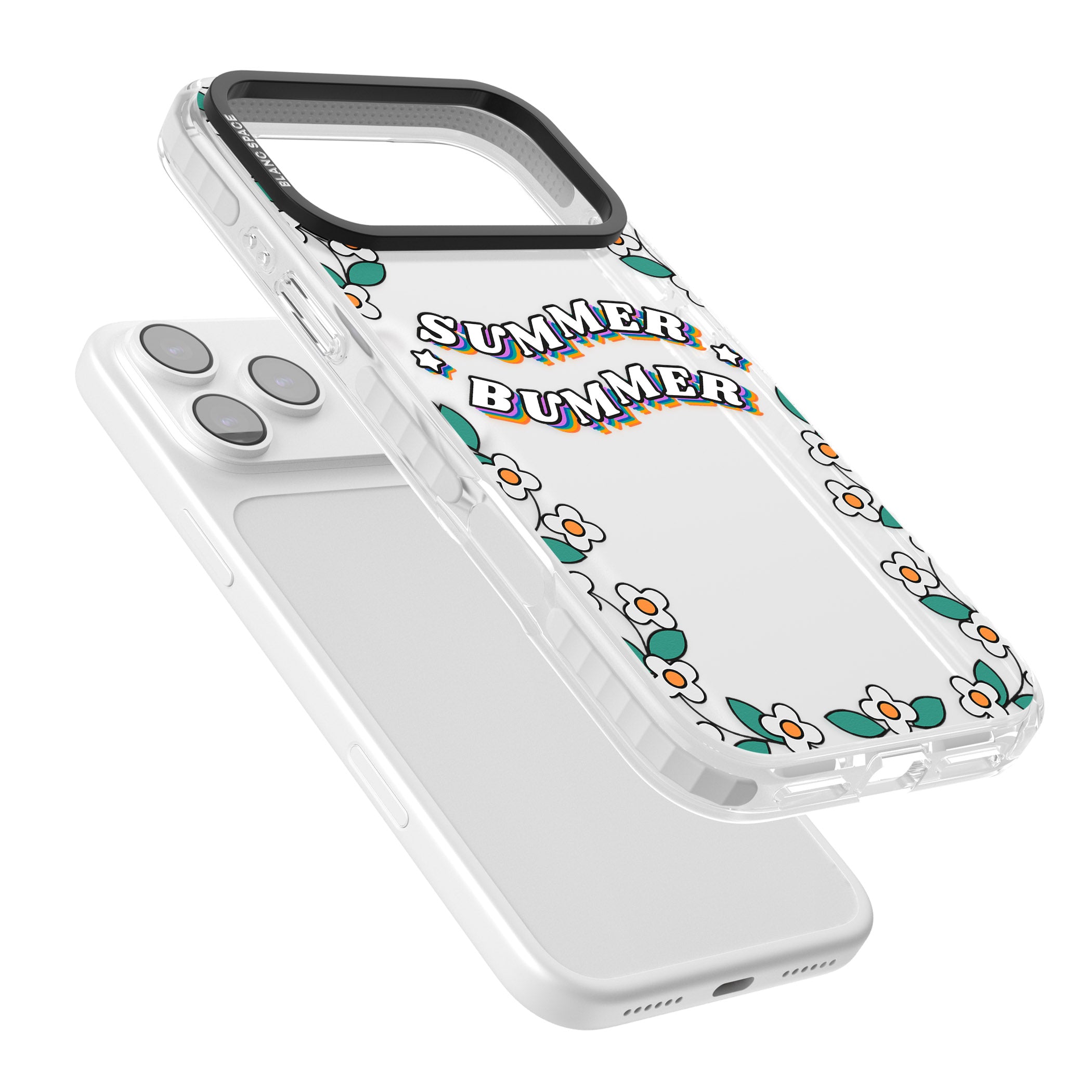 Summer Bummer iPhone 17 Pro Max Impact Clear Phone Case Colours