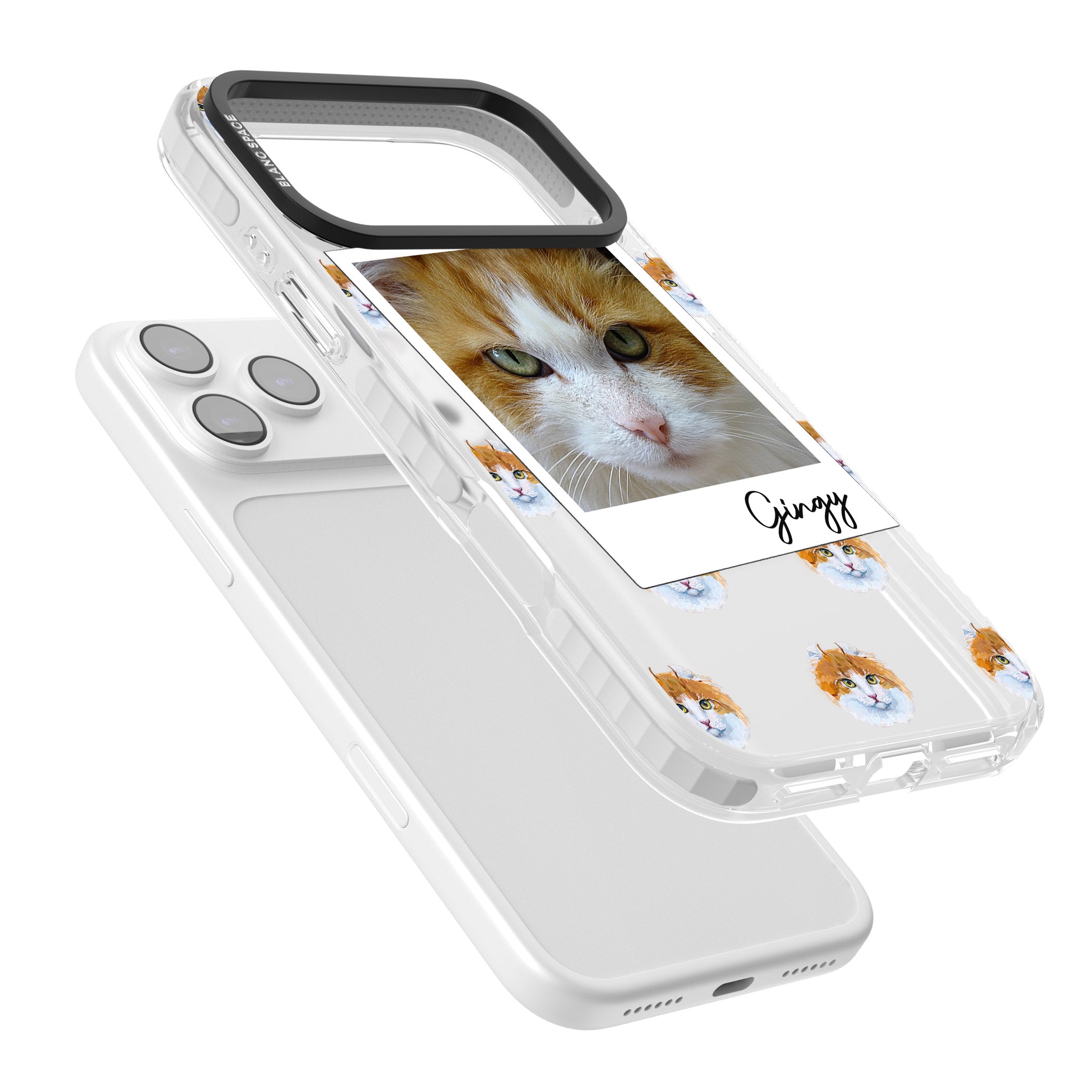 Personalised American Curl Photo iPhone 17 Pro Max Impact Clear Phone Case Colours