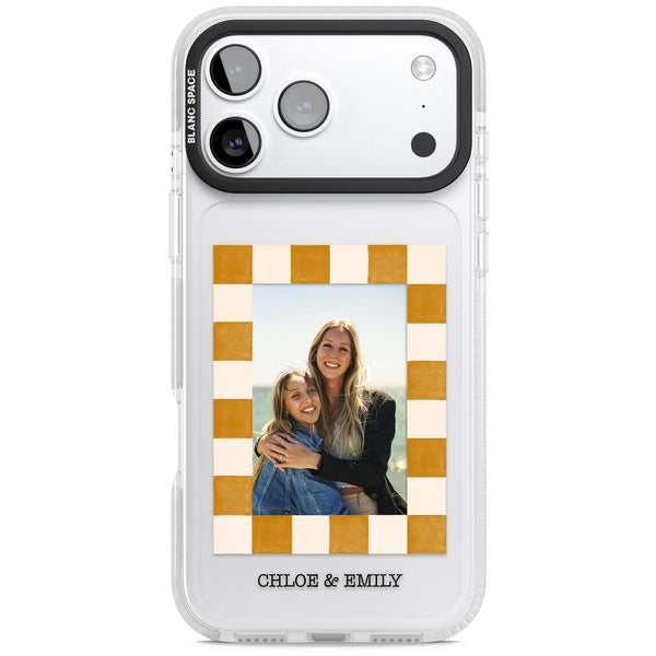 Personalised Citrus Check Photo