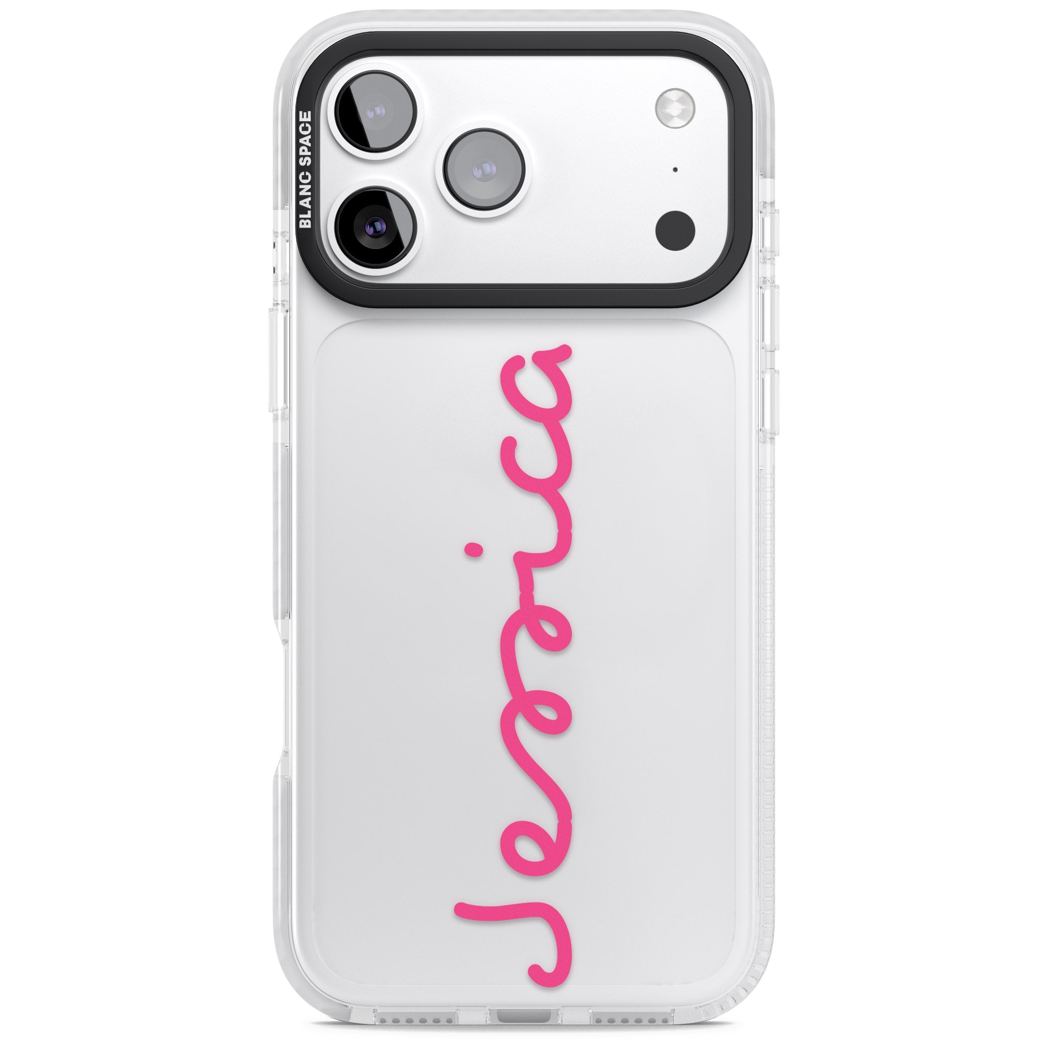 Personalised Summer Name iPhone 17 Pro Max Impact Clear Phone Case