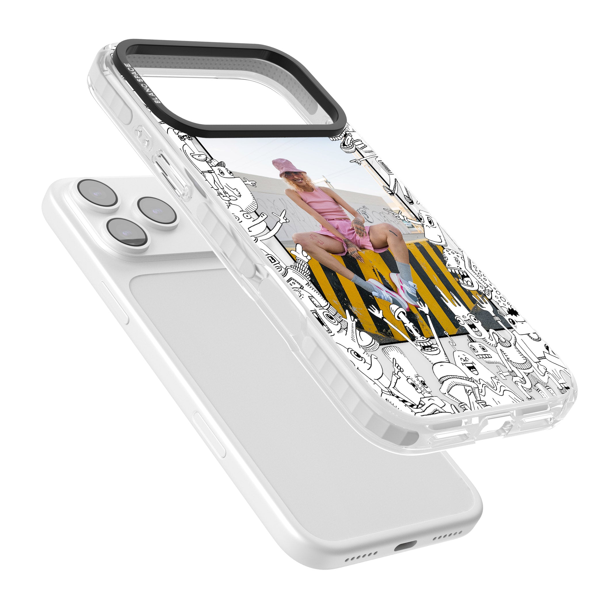 Personalised Look At This Photo Case iPhone 17 Pro Max Impact Clear Phone Case Colours
