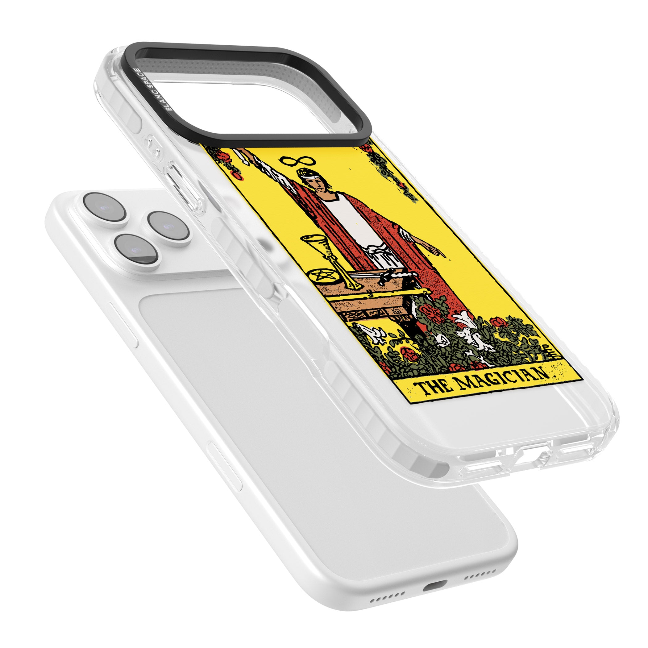 Personalised The Magician Tarot Card (Color) iPhone 17 Pro Max Impact Clear Phone Case Colours