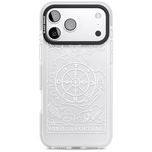 Personalised Wheel Of Fortune Tarot Card (White)