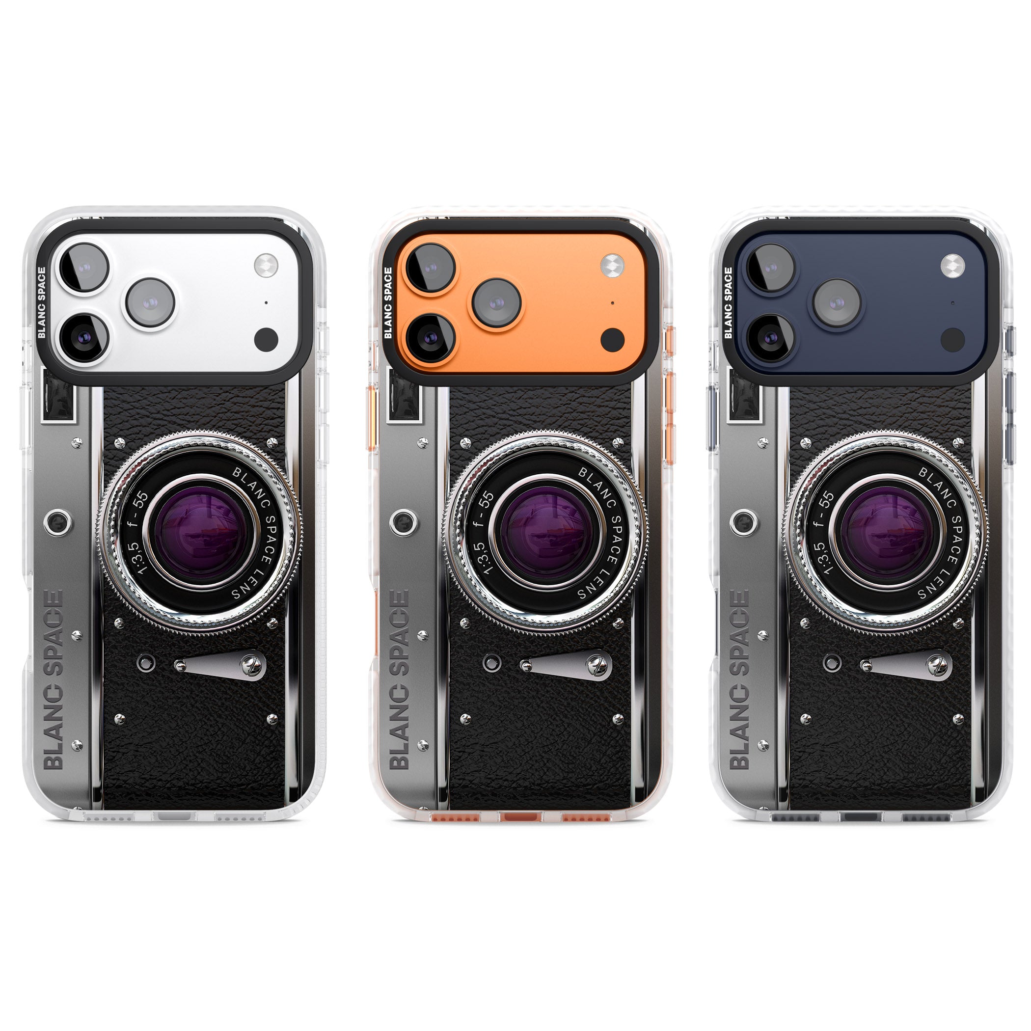 Vintage Retro Classic Camera iPhone 17 Pro Impact Clear Phone Case APT Impact Protection