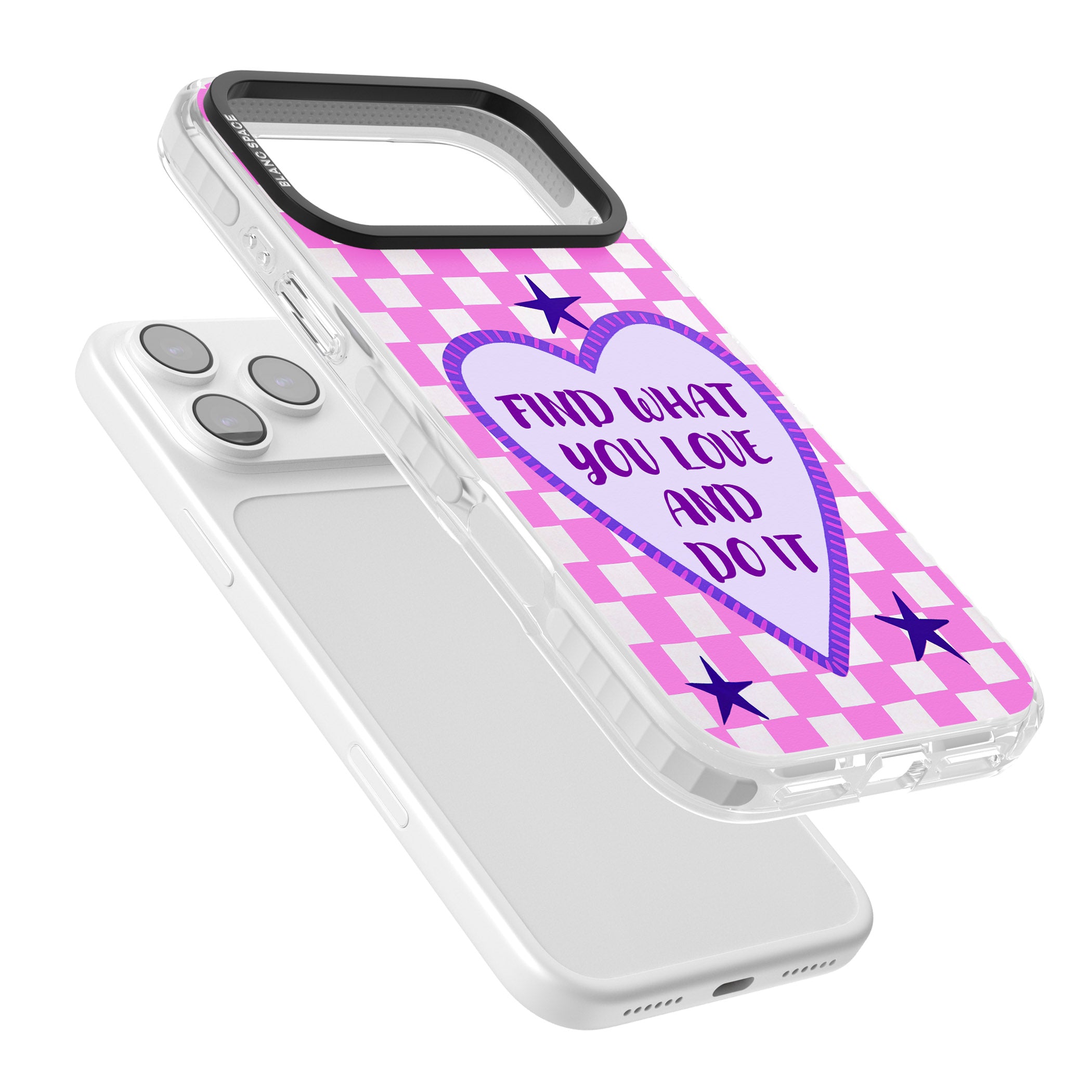 Find What You Love iPhone 17 Pro Max Impact Clear Phone Case Colours