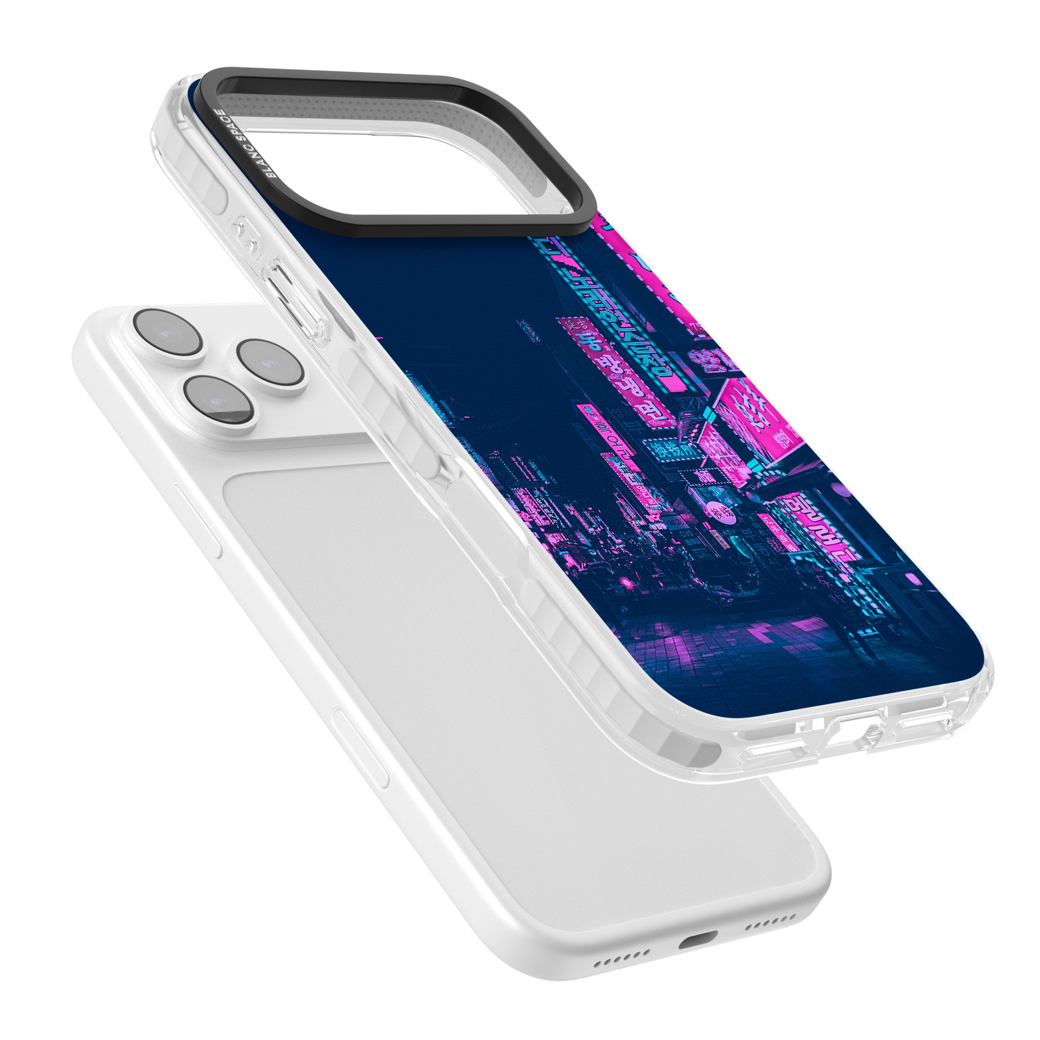 Neon Nights iPhone 17 Pro Max Impact Clear Phone Case Colours