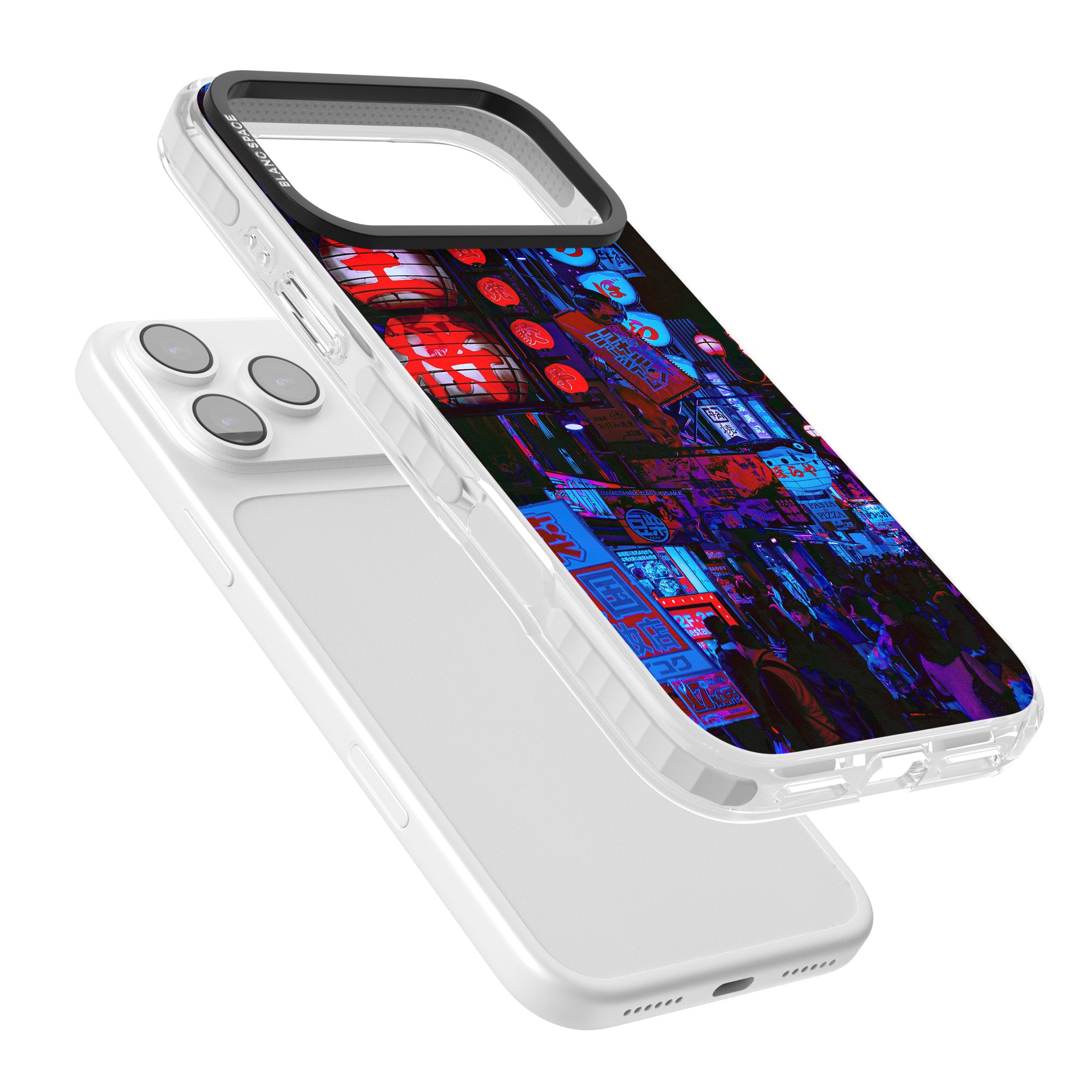 Neon City Nights iPhone 17 Pro Max Impact Clear Phone Case Colours