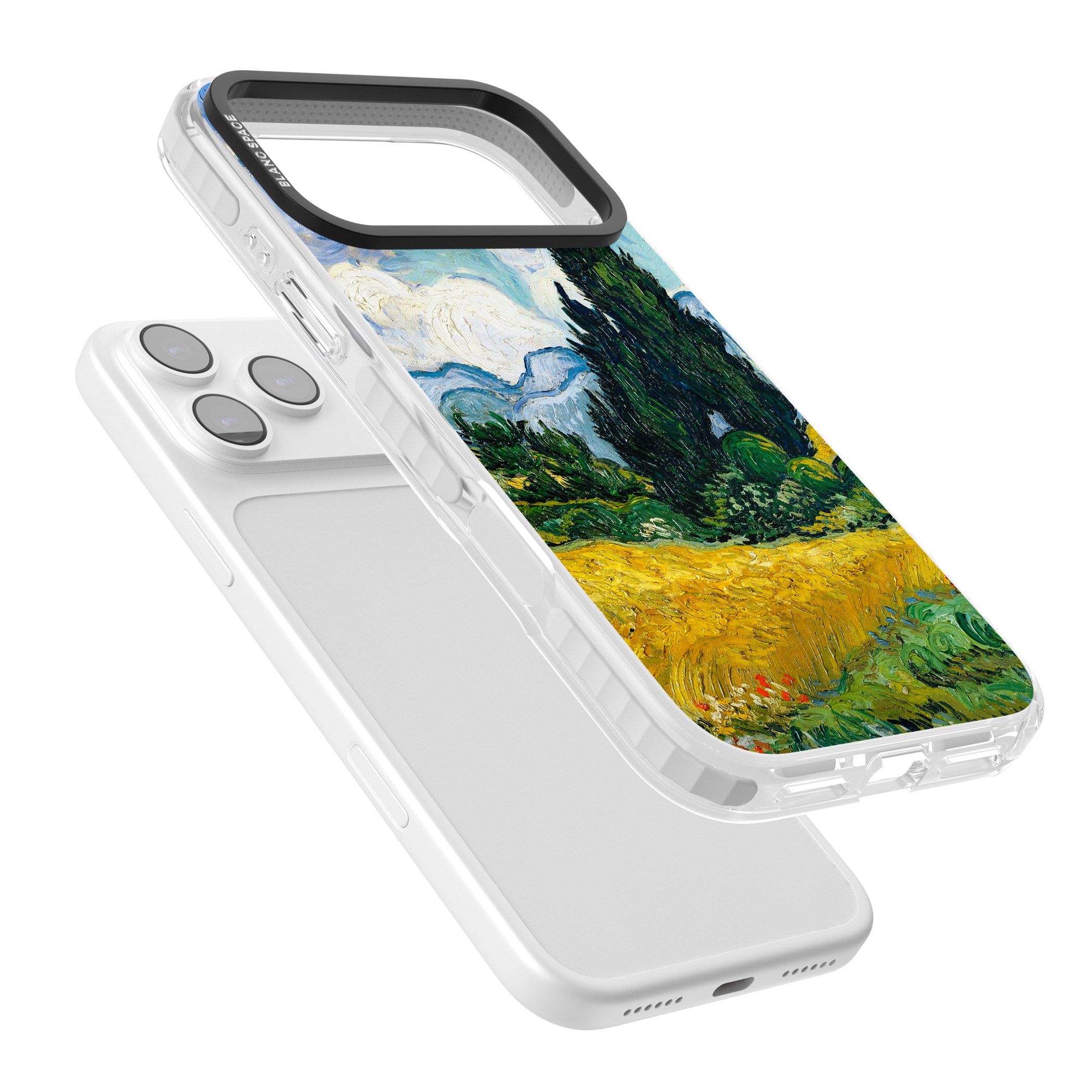 Wheat Field With Cypresses By Vincent Van Gogh iPhone 17 Pro Max Impact Clear Phone Case Colours