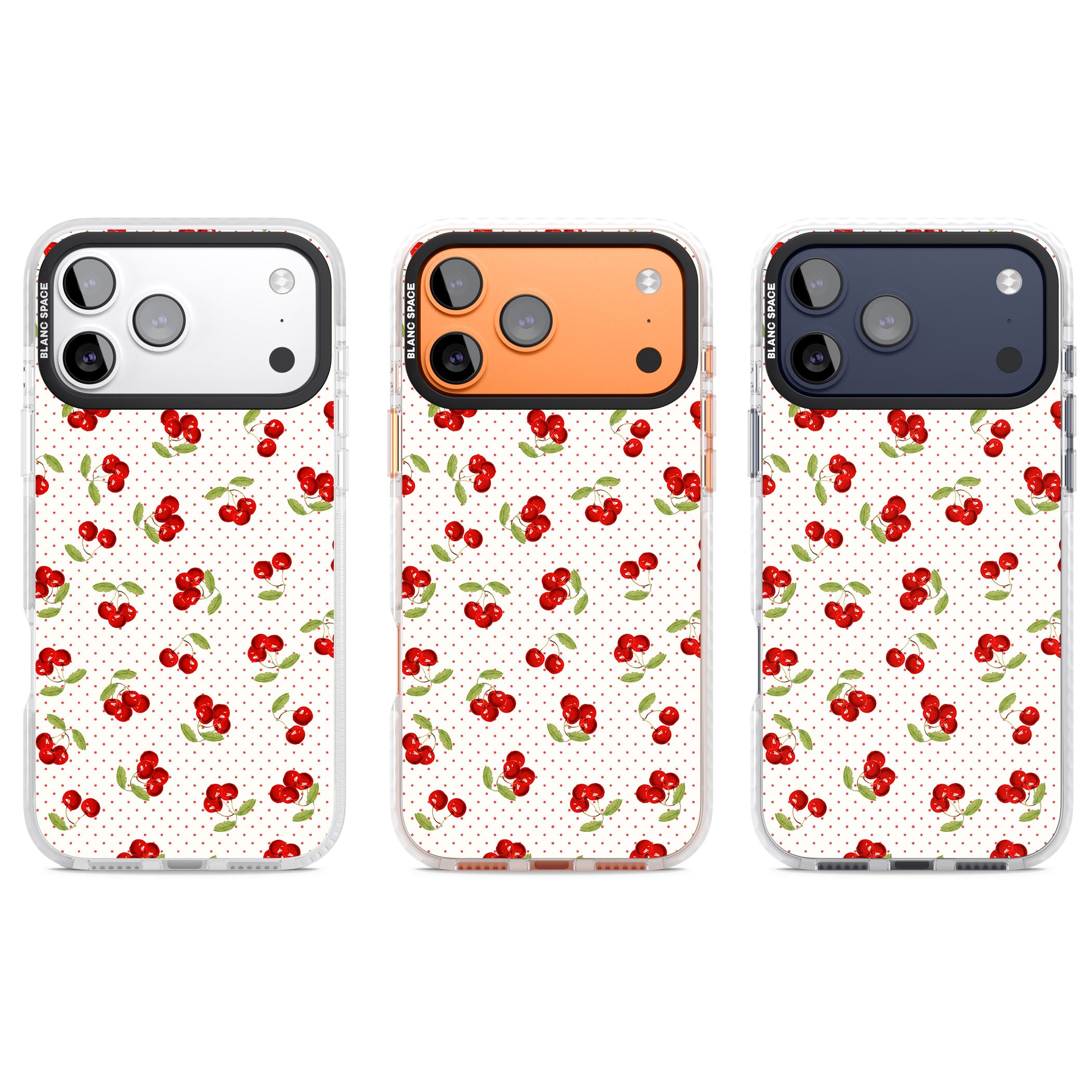 Cherry Picking iPhone 17 Pro Impact Clear Phone Case APT Impact Protection