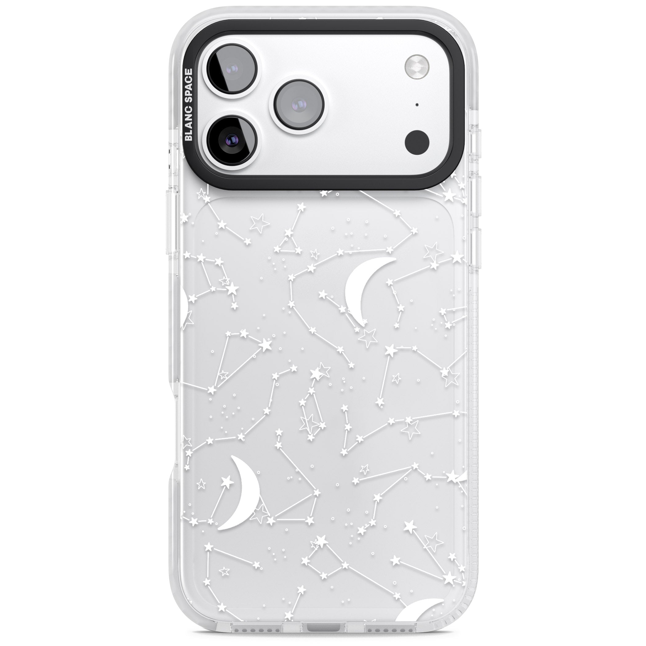 White Constellations iPhone 17 Pro Max Impact Clear Phone Case